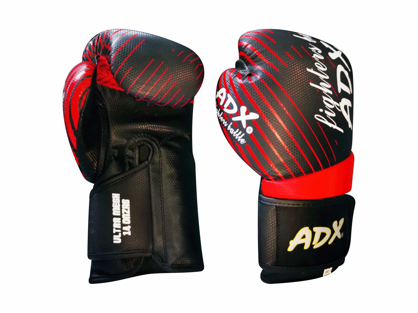 Kit de Guantes de Boxeo Fighter Adx color Rojo Kit 10 Oz $949