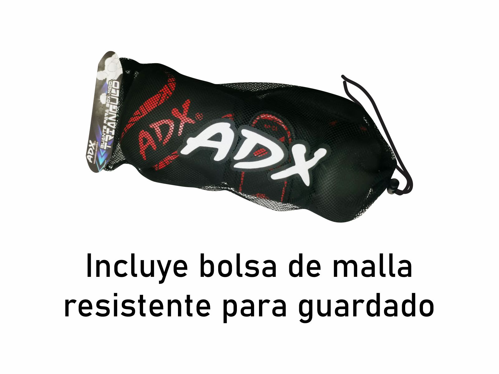 Foto 4 pulgar | Kit Guantes para Boxeo Adx Triangulo color Rojo 8oz