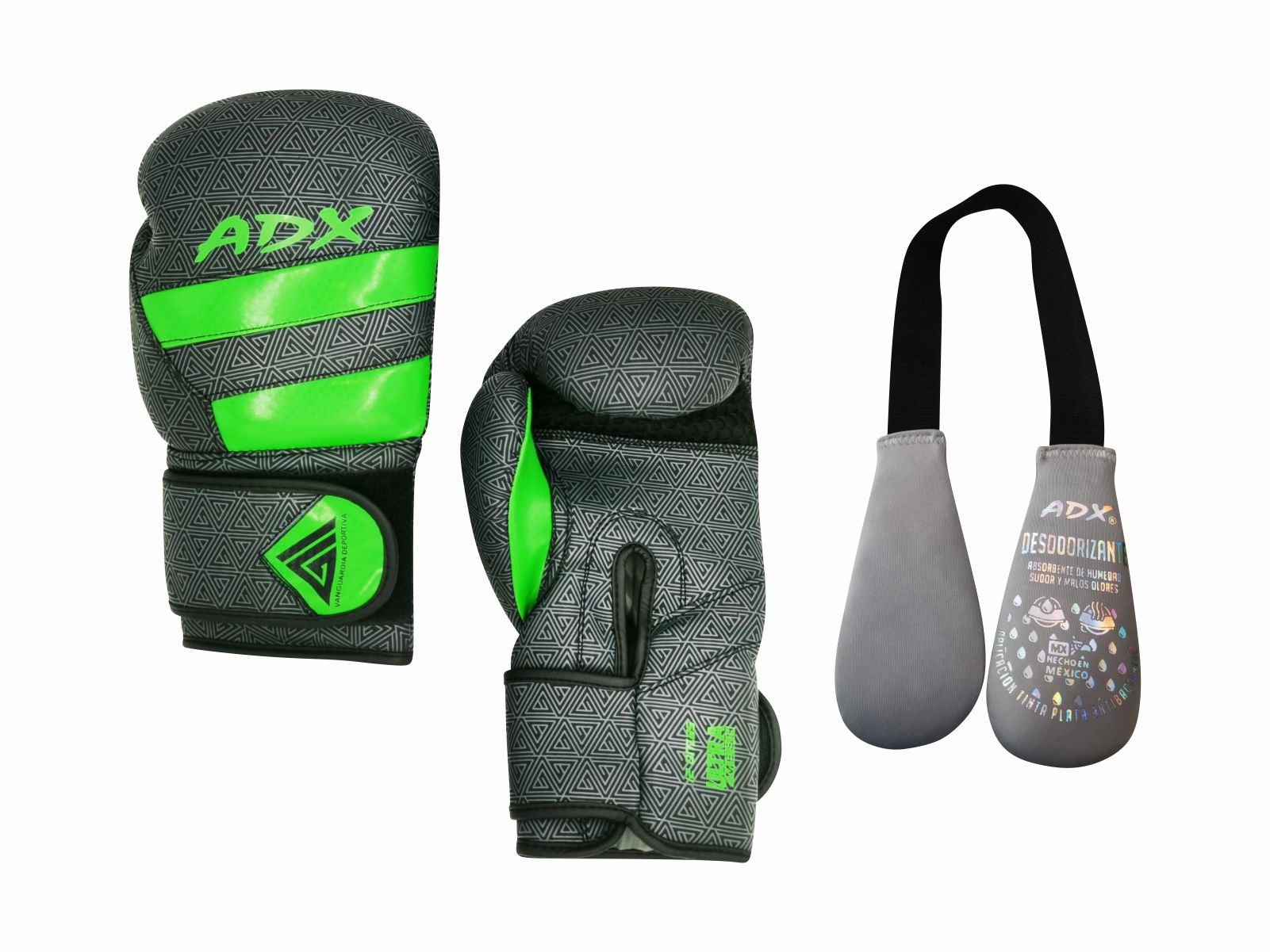 Foto 1 | Guantes Para Box Mod Split Ngo/verde 12 Oz Con Desodorizante