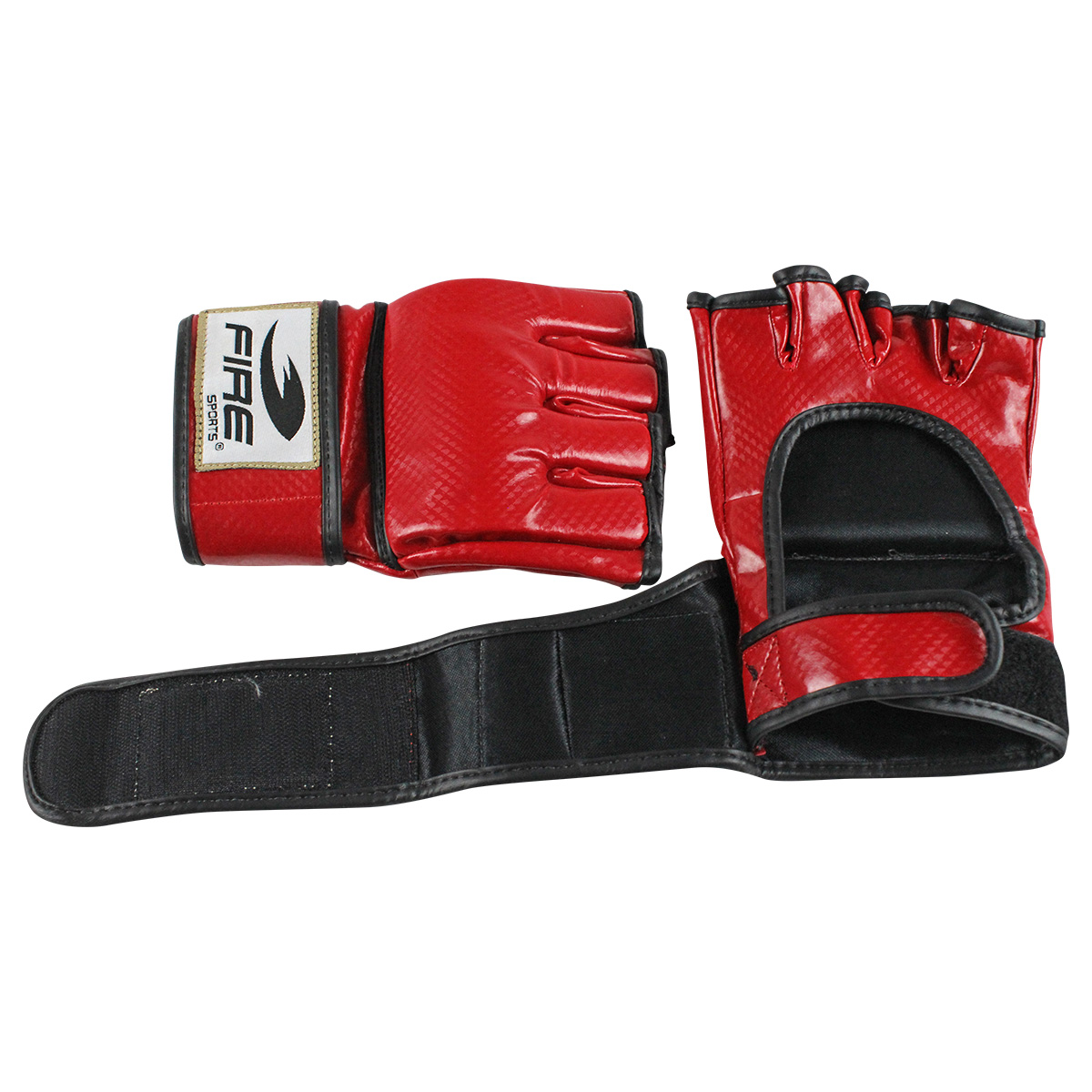 Foto 4 pulgar | Guantes para Mma Fire Sports color Rojo talla Mediana