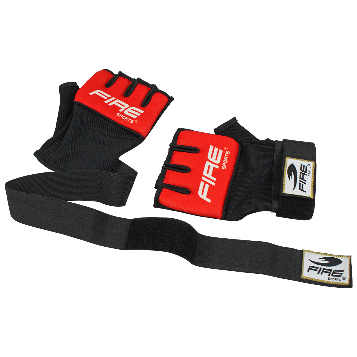 Foto 2 pulgar | Guantes de Gel con Vendaje Fire Sports color Rojo talla Grande