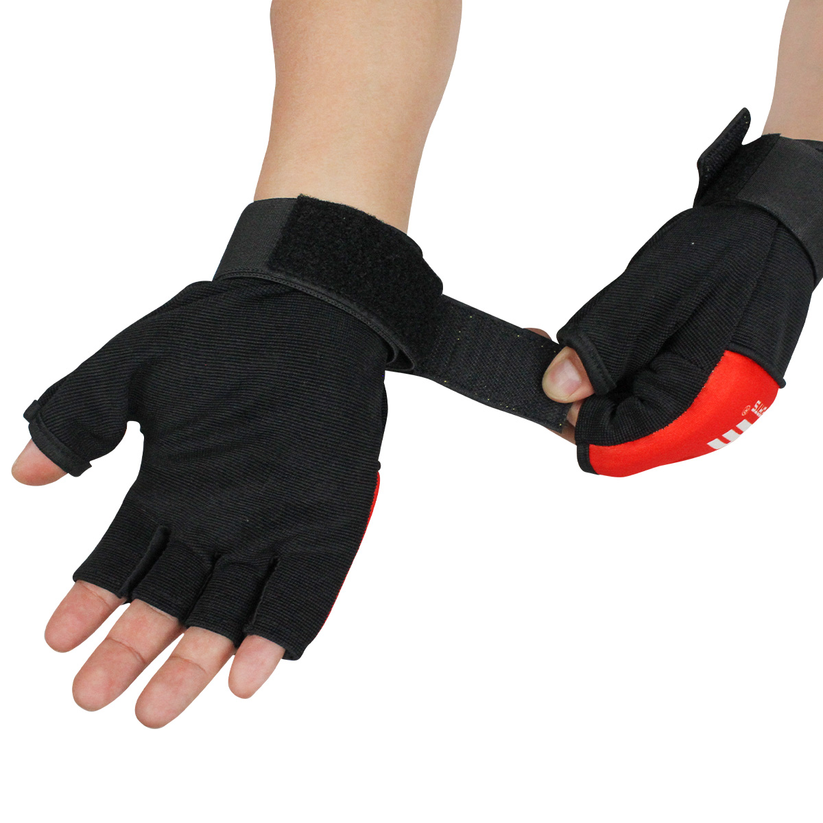 Foto 3 pulgar | Guantes de Gel con Vendaje Fire Sports color Rojo talla Grande