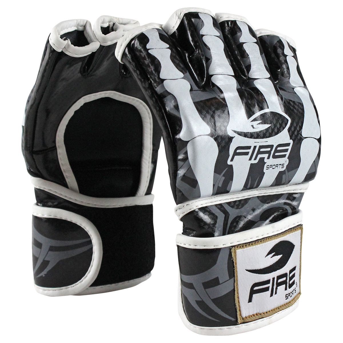 Foto 3 pulgar | Guante para Mma Fire Sports Pvc Multicolor talla Mediana