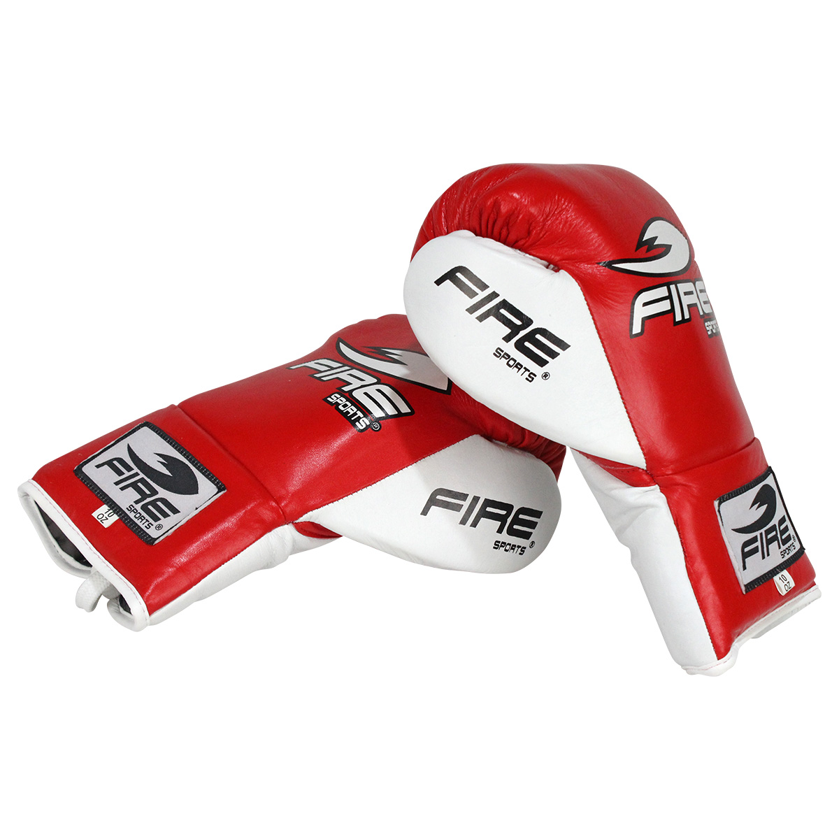 Foto 3 | Guantes De Piel Fire Sports Para Peleas Profesionales de agujeta color Rojo 8 Oz