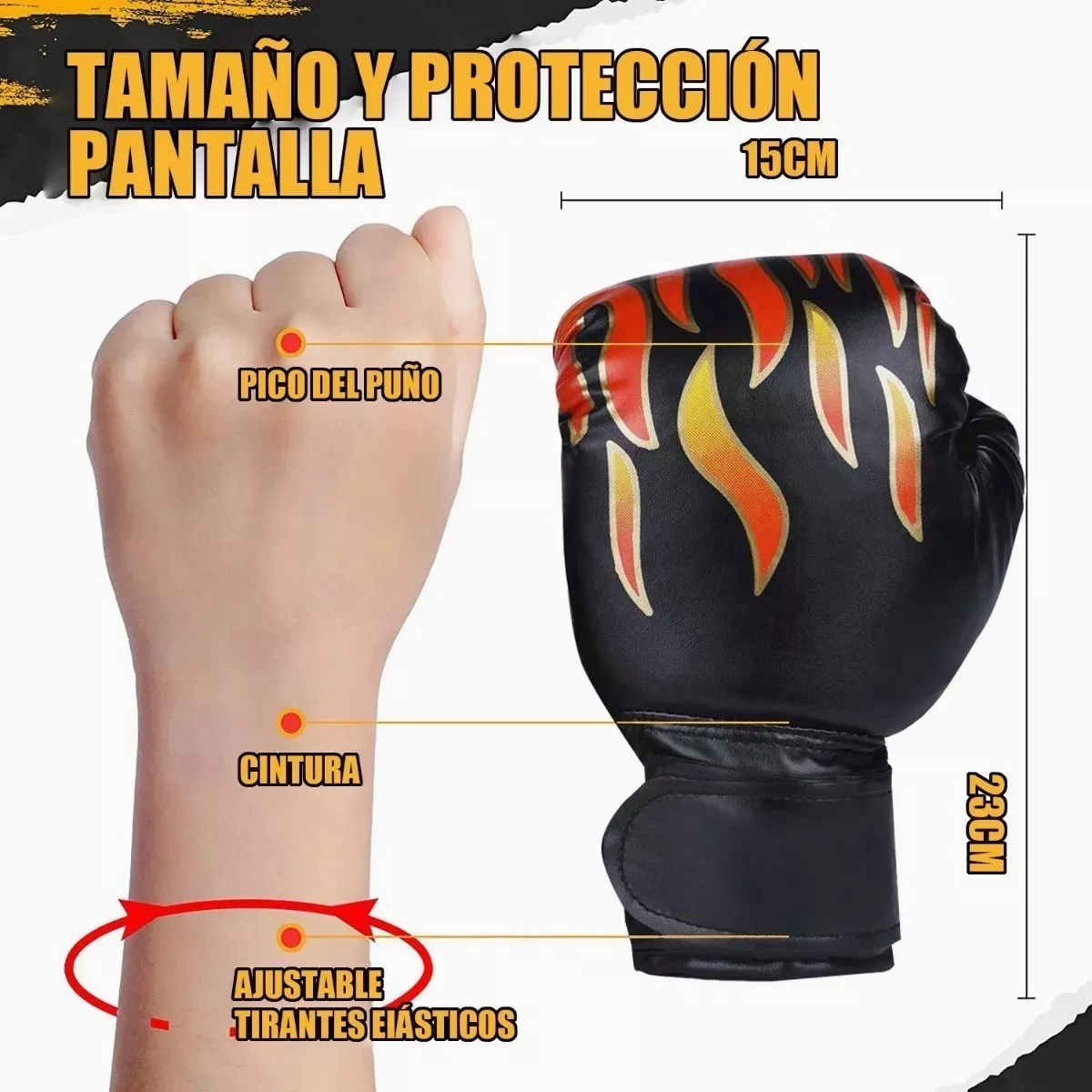 Foto 4 pulgar | Guantes de Boxeo Eo Safe Imports Esi-5580 Multicolor para Entrenamiento de Niños