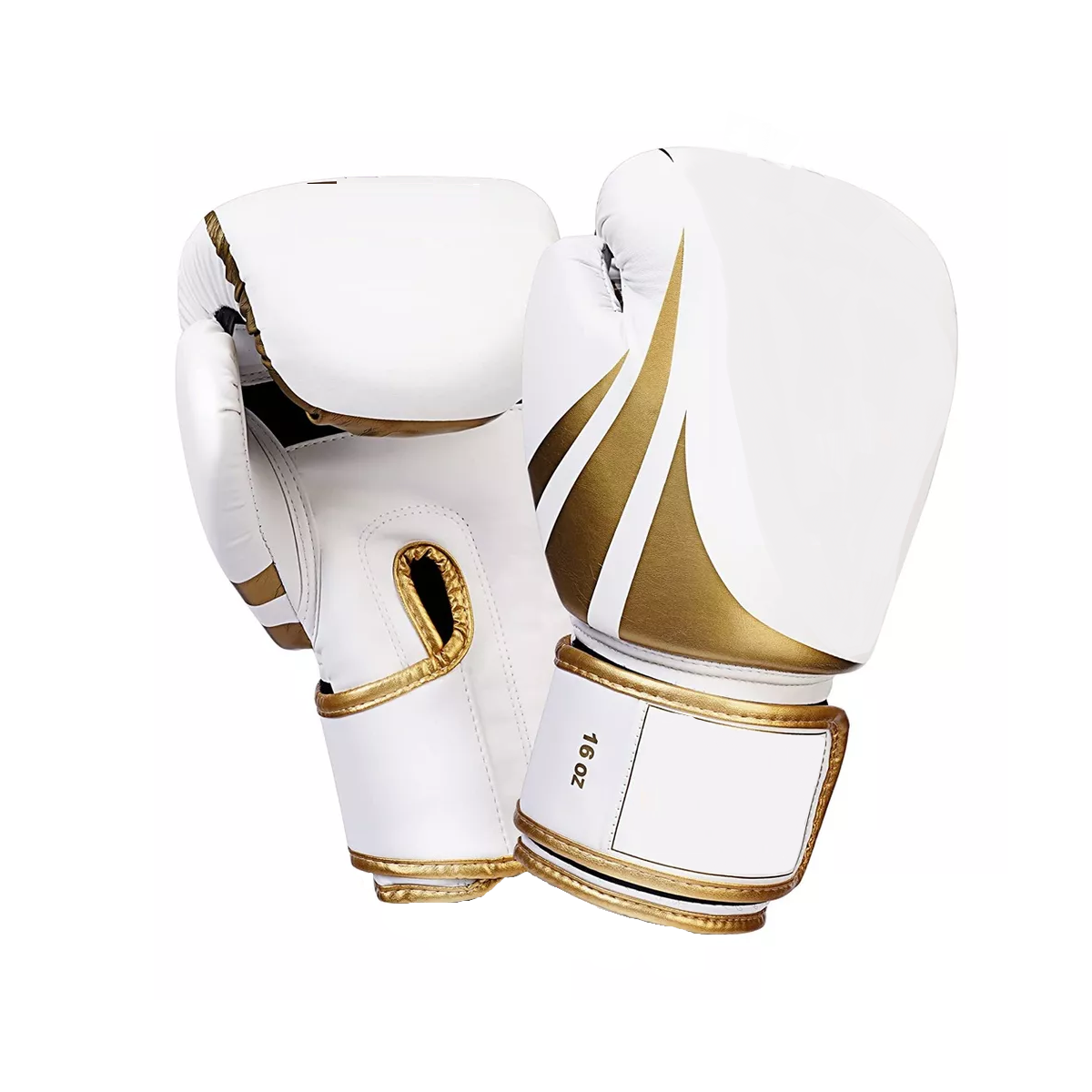 Guantes de Box Eo Safe Imports Esi-5567 para Kickboxing Velcro 12 Oz Blanco