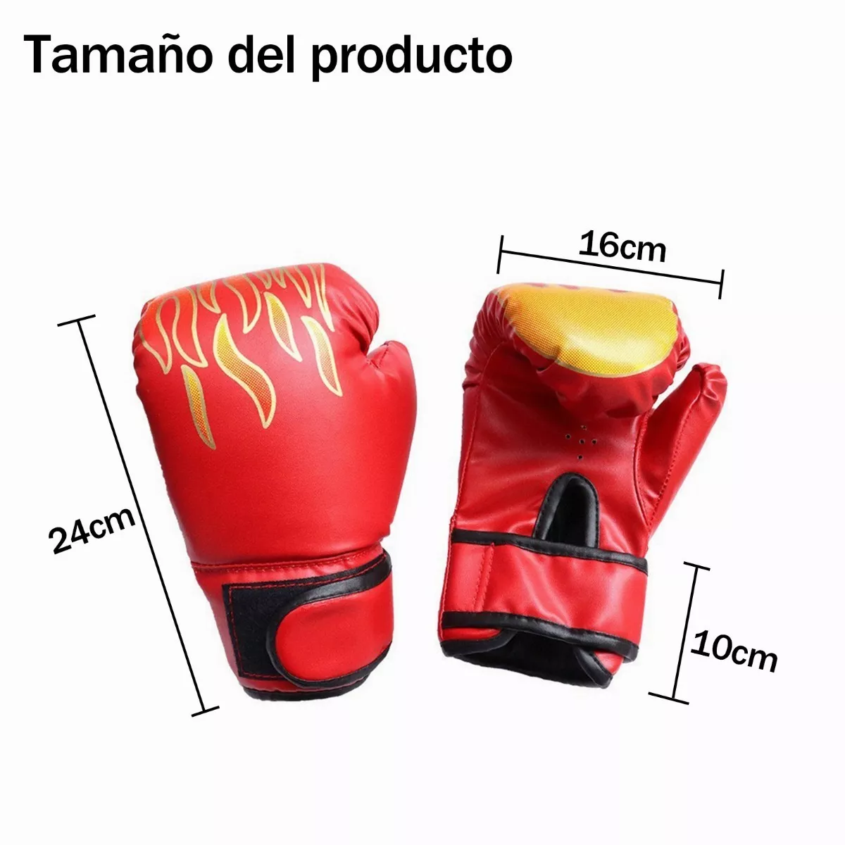 Foto 5 pulgar | Guantes de Boxeo Infantil Eo Safe Imports Esi-5582 color Rojo