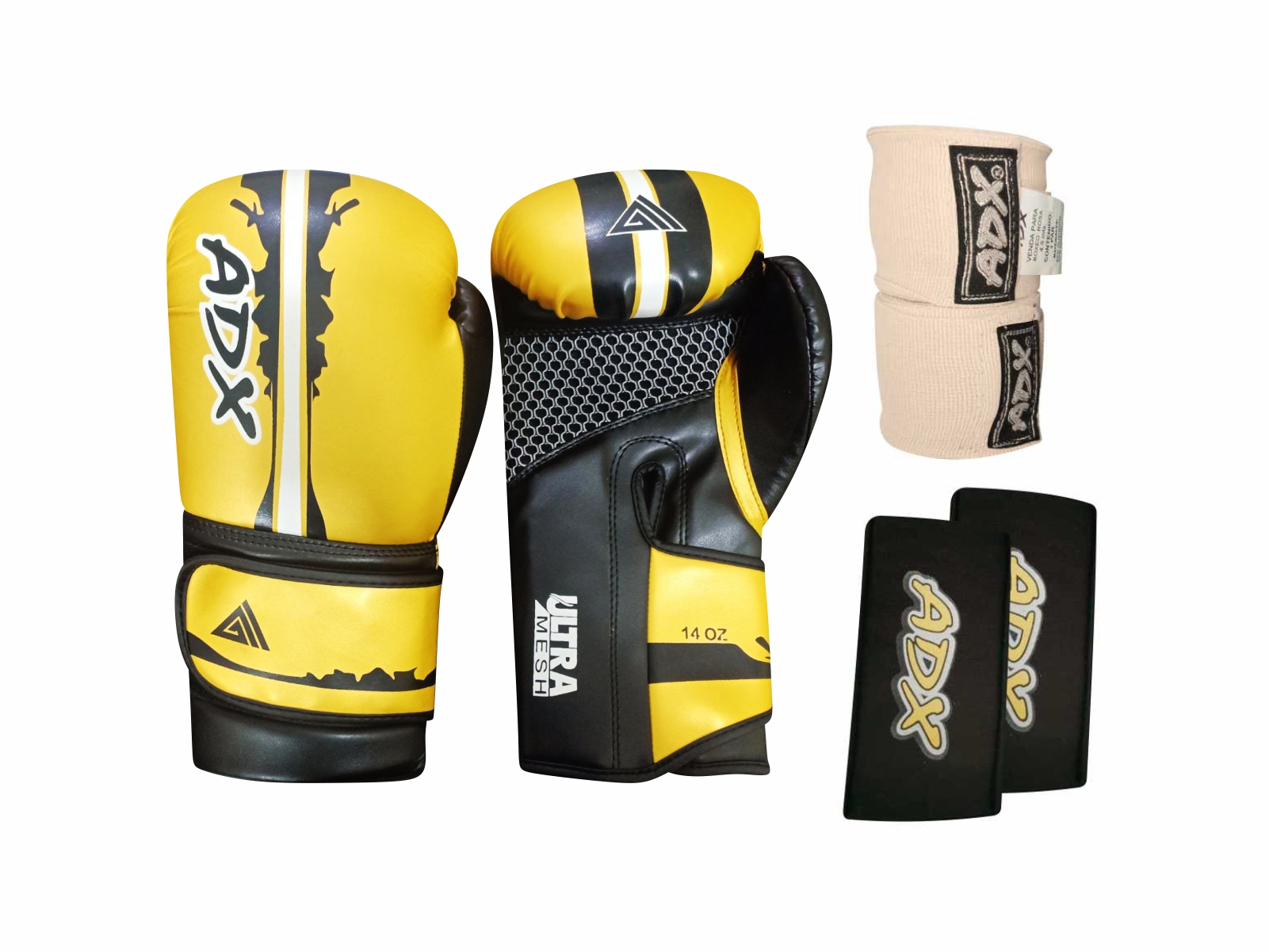 Foto 2 pulgar | Kt Guantes Box Furious Oro 12 Oz