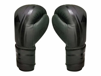 Foto 2 | Kit De Guantes Alipk + Completos Negro 12 Oz