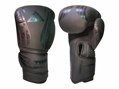 Foto 3 | Kit De Guantes Alipk + Completos Negro 12 Oz