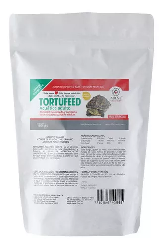 Foto 1 | Alimento Para Tortugas Acuáticas Adultas Tortufeed De 100g