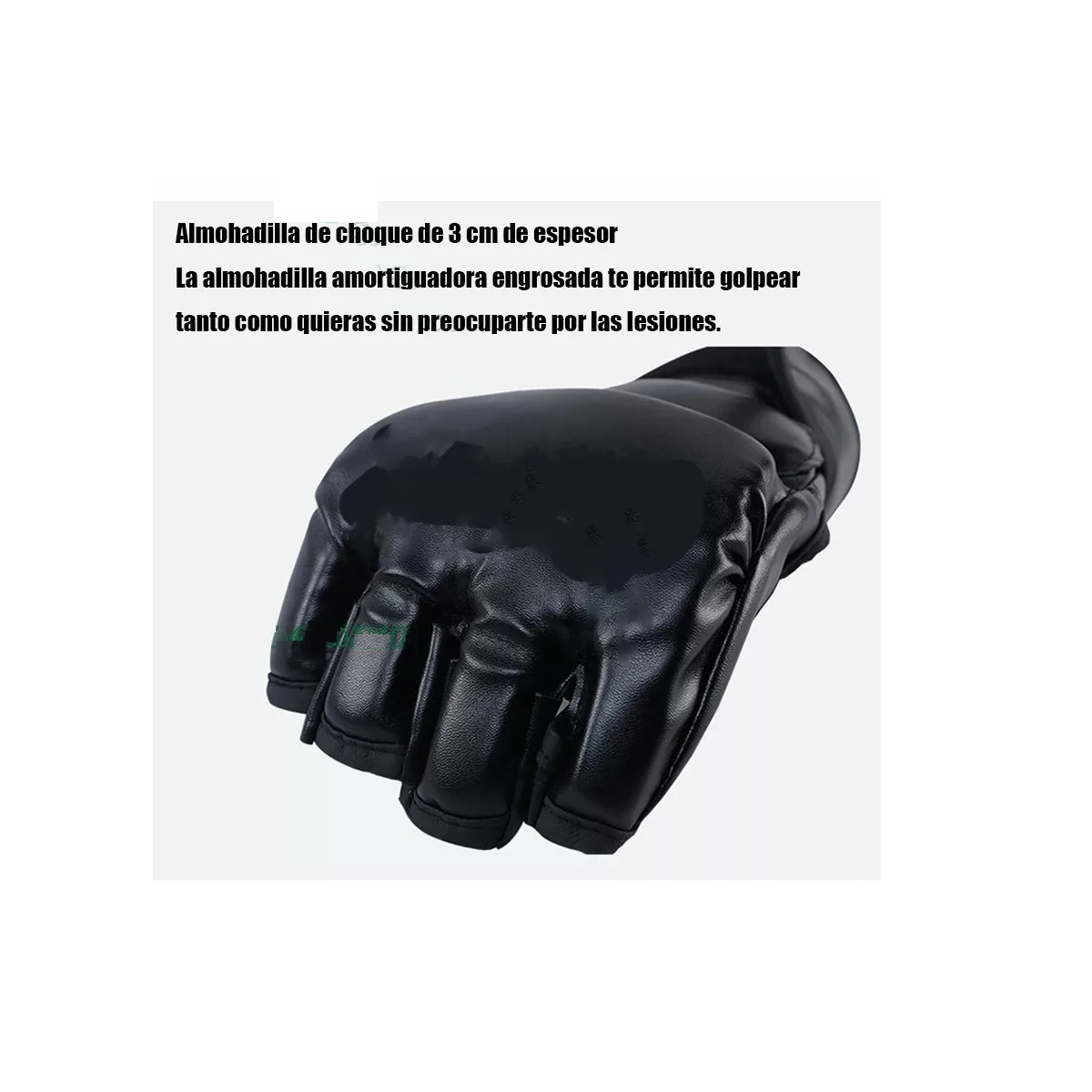 Foto 4 pulgar | Guantes de Boxeo Eo Safe Imports Esi-8772 color Negro con Entrenamiento de Medio Dedo