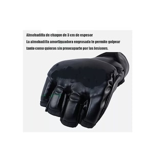 Foto 3 | Guantes de Boxeo Eo Safe Imports Esi-8772 color Negro con Entrenamiento de Medio Dedo
