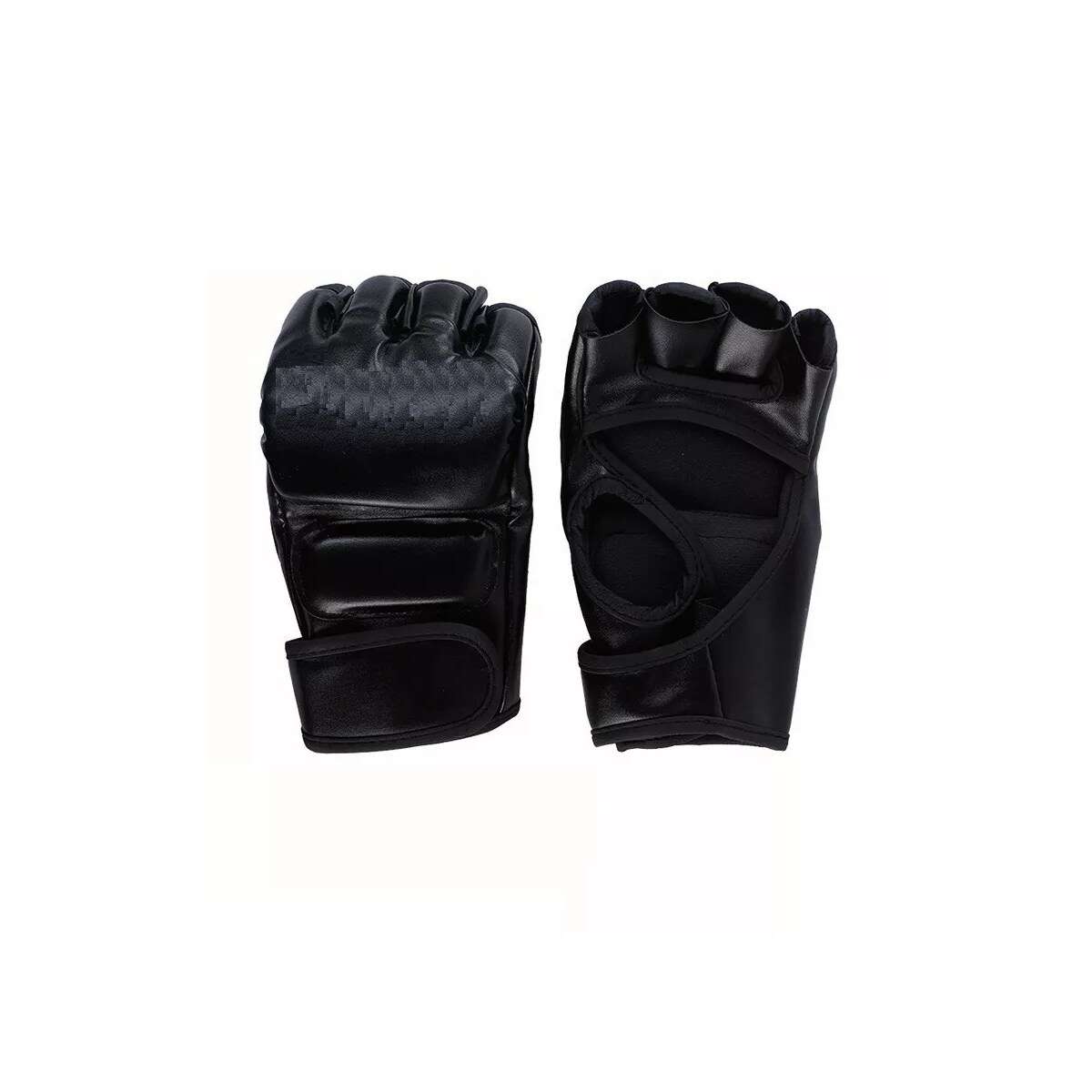 Guantes de Boxeo con Entrenamiento de Medio Dedo Kickboxing Eo Safe Imports Esi-12784 Negro $609