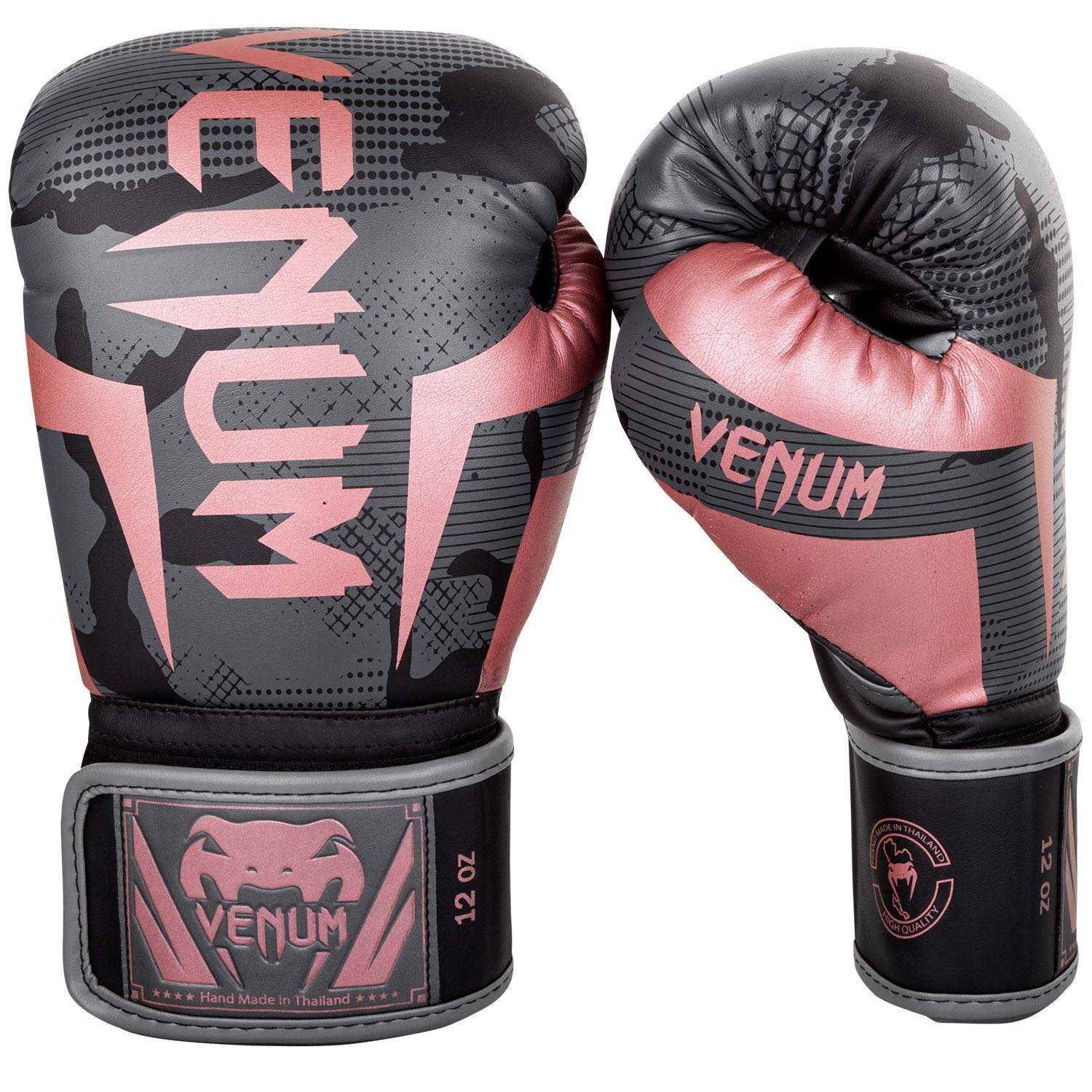 Foto 2 pulgar | Guantes De Boxeo Venum Elite Negro/oro Rosa Con 3 Capas De Espuma - Venta Internacional.