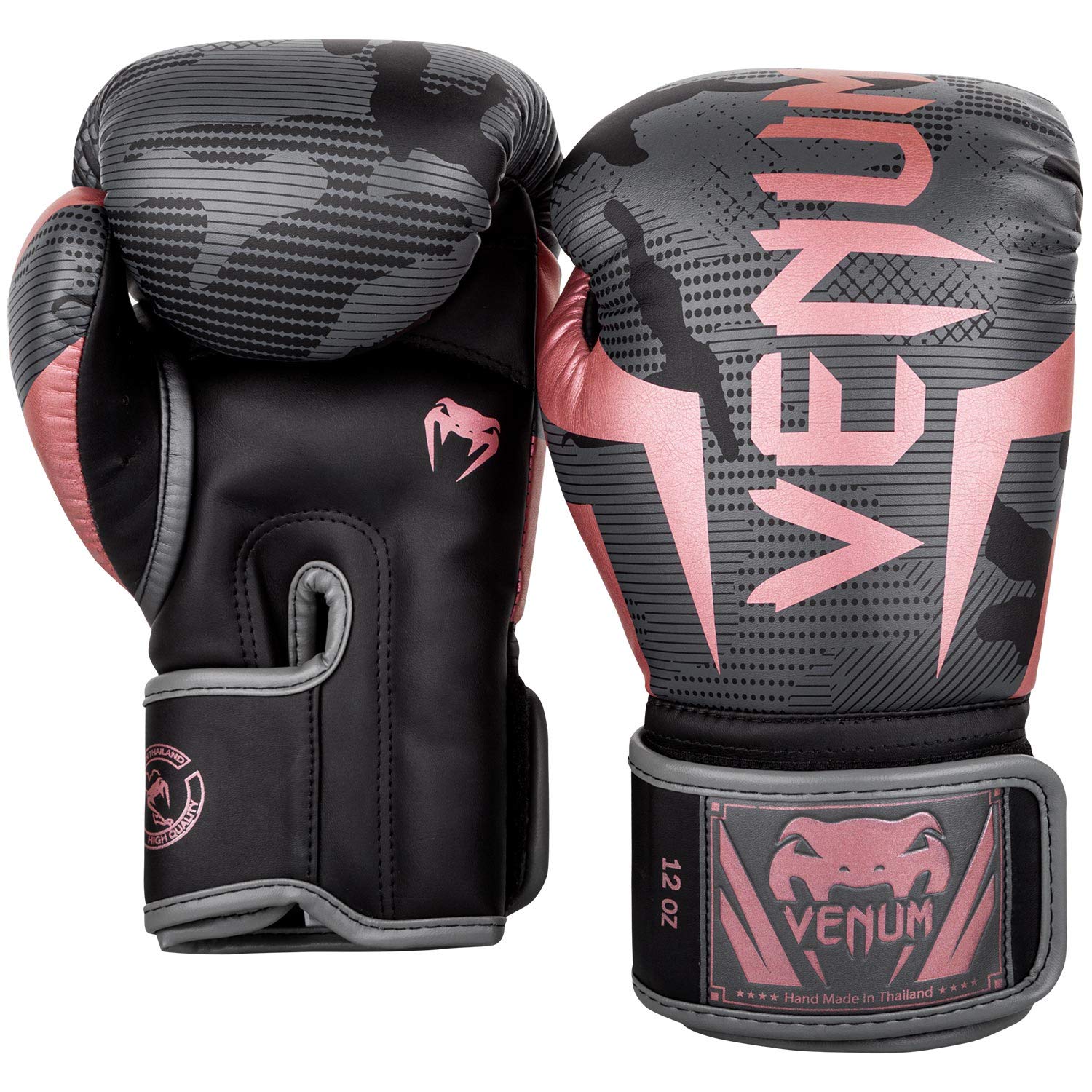 Foto 3 pulgar | Guantes De Boxeo Venum Elite Negro/oro Rosa Con 3 Capas De Espuma - Venta Internacional.