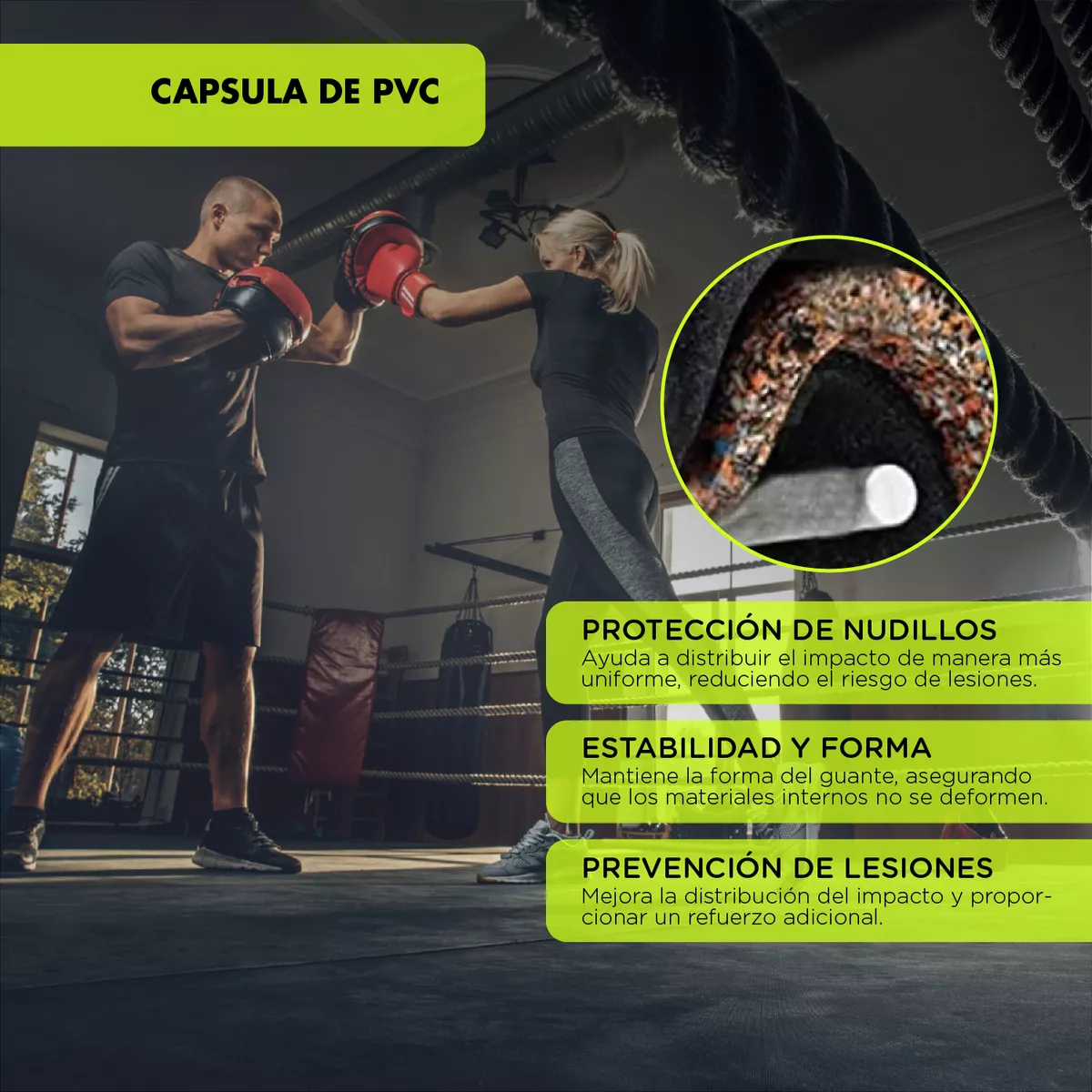 Foto 3 pulgar | Guantes de Boxeo 12 Oz Rojo