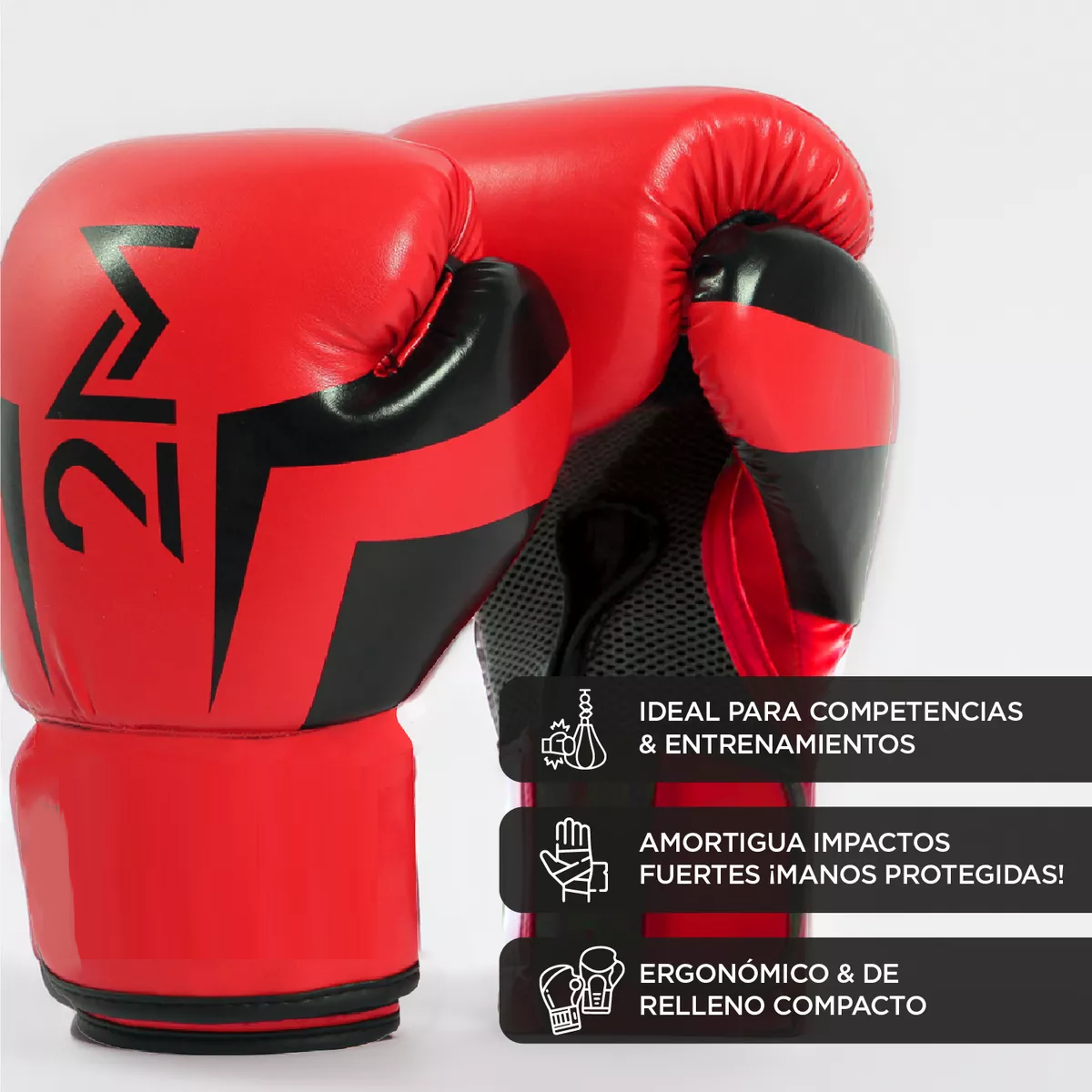 Foto 4 pulgar | Guantes de Boxeo 12 Oz Rojo