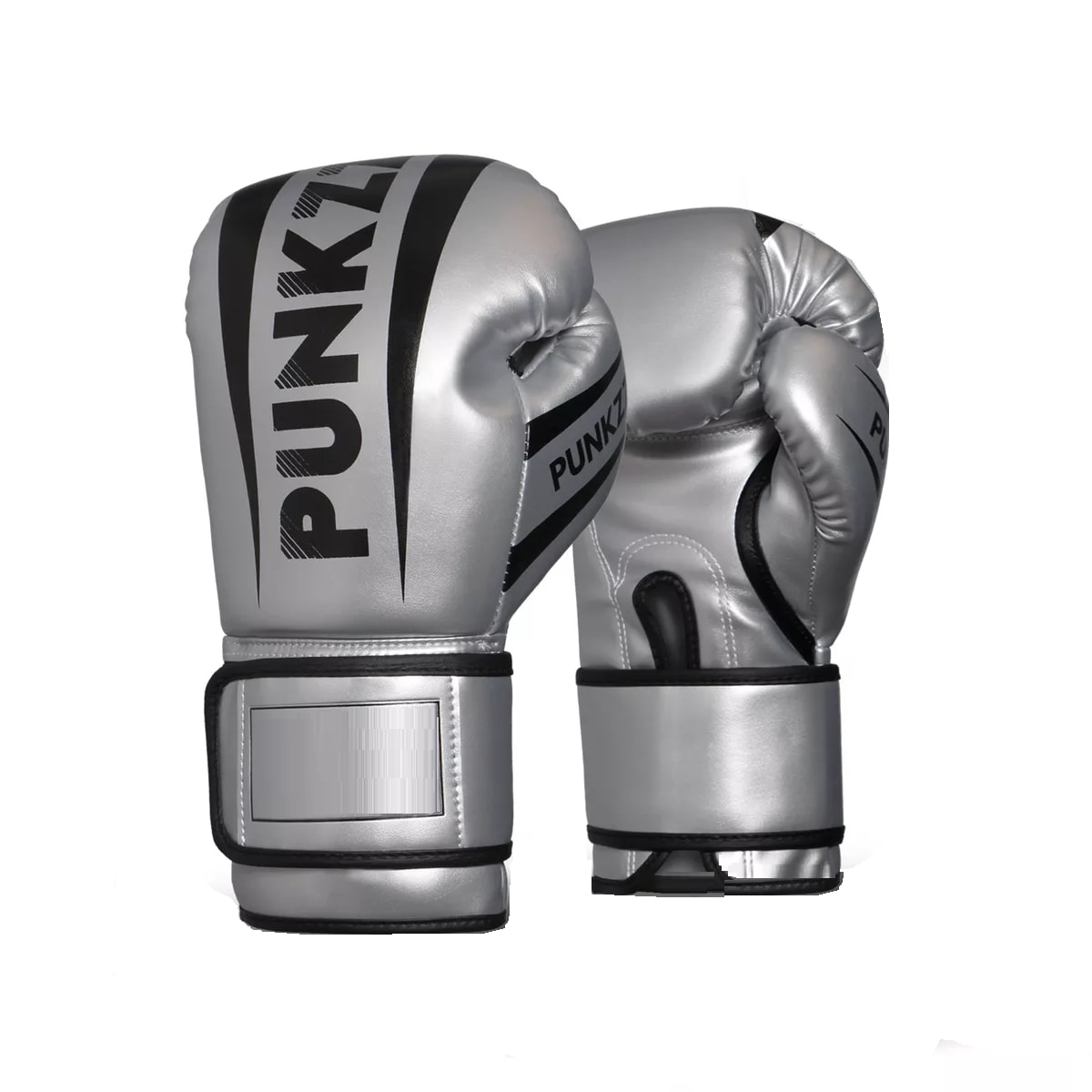 Guantes De Box Para Kickboxing 16oz Eo Safe Imports Esi-18059 Plata