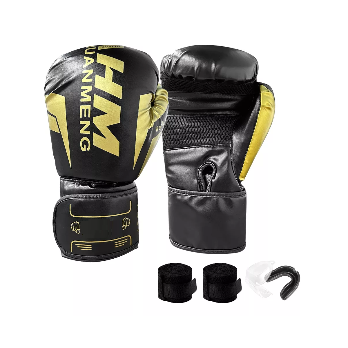 Foto 2 pulgar | Guantes De Boxeo Banna 16oz Eo Safe Imports Esi-18069 Negro