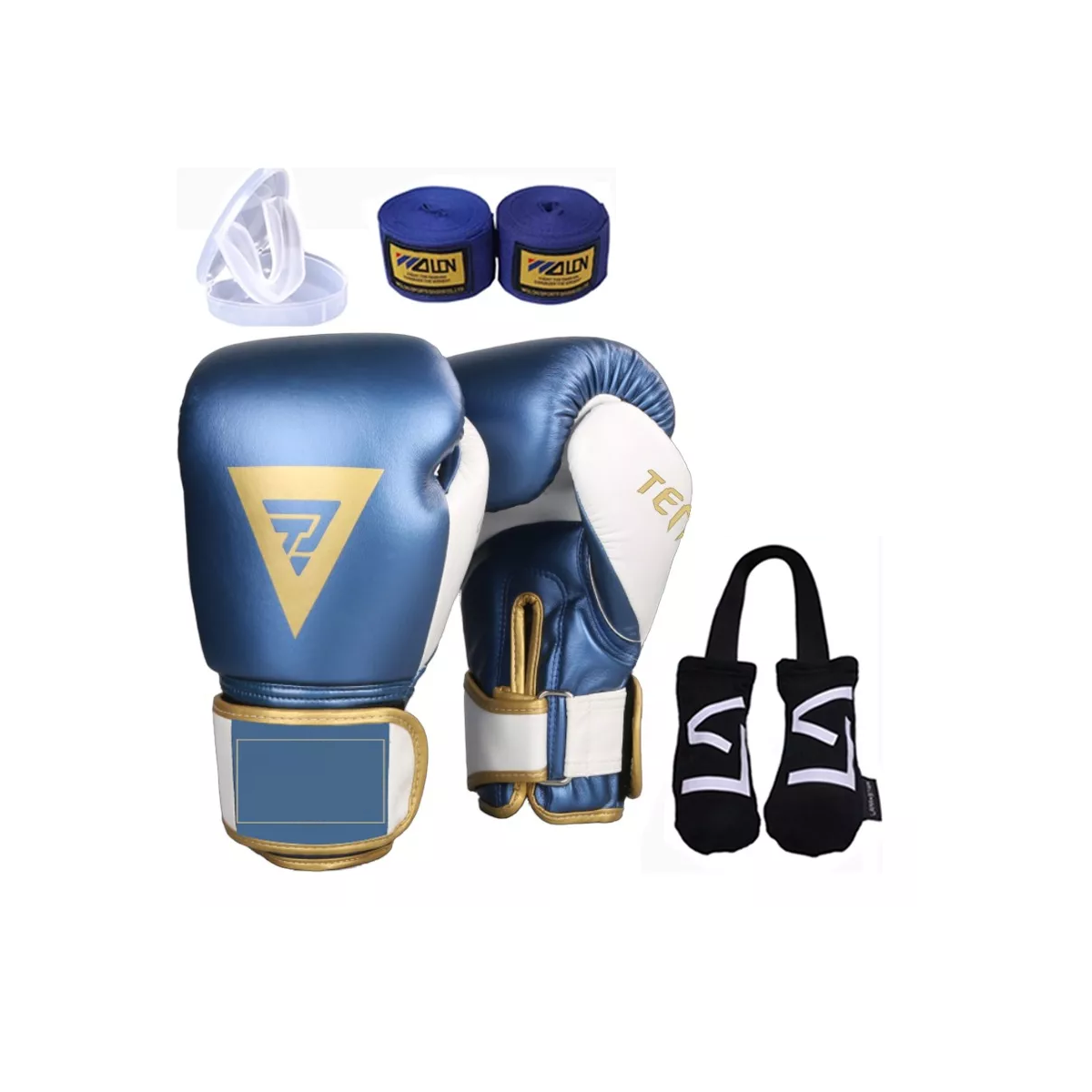 Foto 2 pulgar | Pack Combo Guantes de Boxeo Espesos Eo Safe Imports ESI-18063 Multicolor Talla 12 Oz