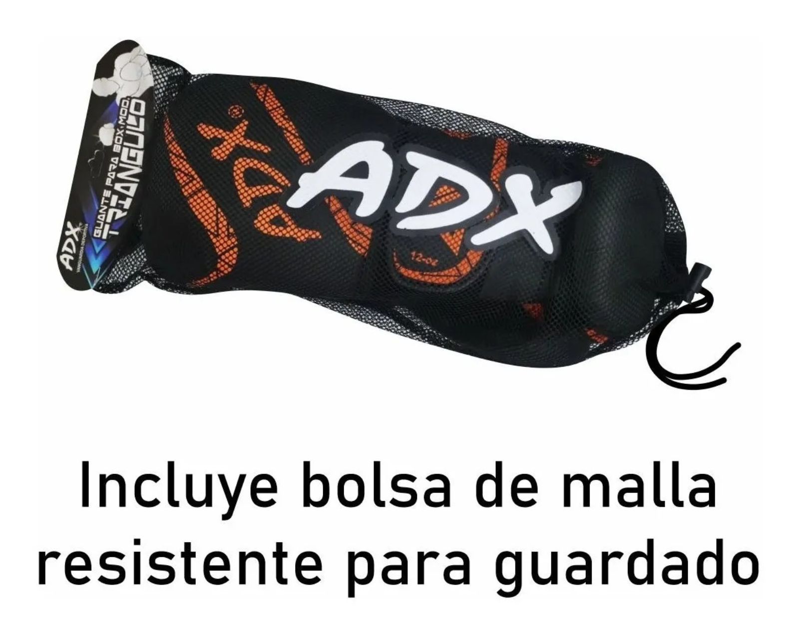 Foto 4 pulgar | Guante De Box Adx Triangulo Naranja