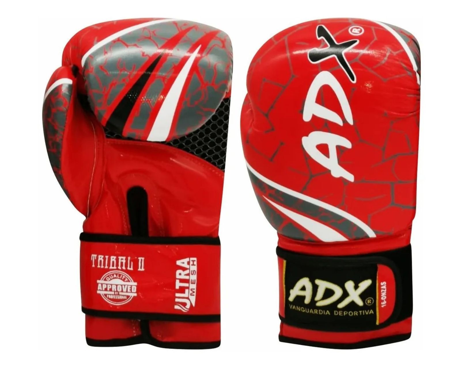 Foto 2 pulgar | Kit De Guantes De Box Tribal2 Rojo 14 Oz