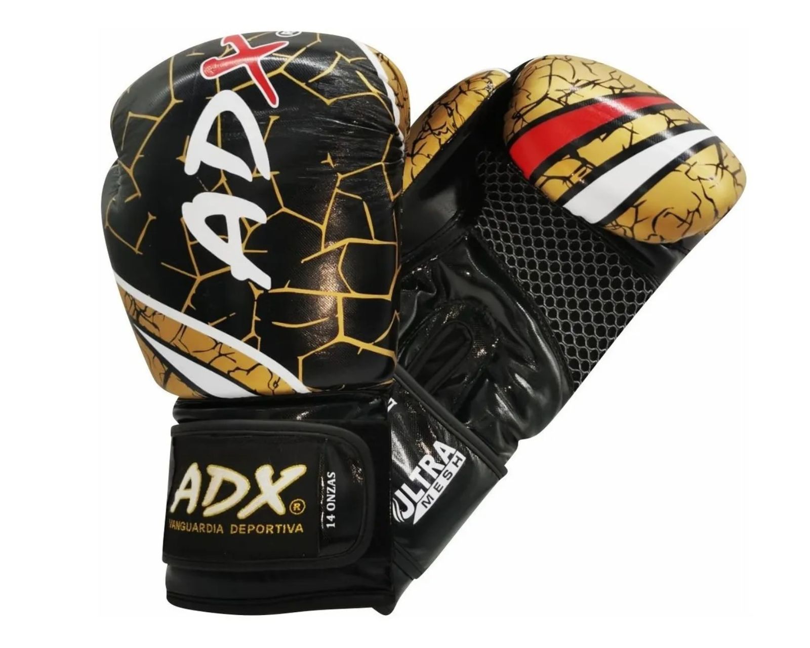 Foto 4 pulgar | Kit De  Guantes De Box Tribal2 Dorado 16 Oz