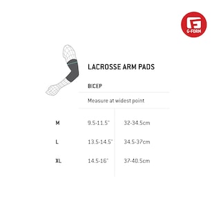Foto 2 | Almohadillas Para Brazos G-form Unhinged Lacrosse, Transpirables, Blancas, Para Adultos, L - Venta Internacional.