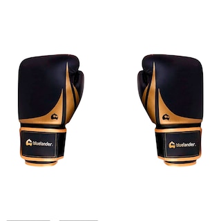 Foto 2 | Kit Maquina De Boxeo Con Guantes De 12 Oz Bluelander Negro Con Protector Bucal