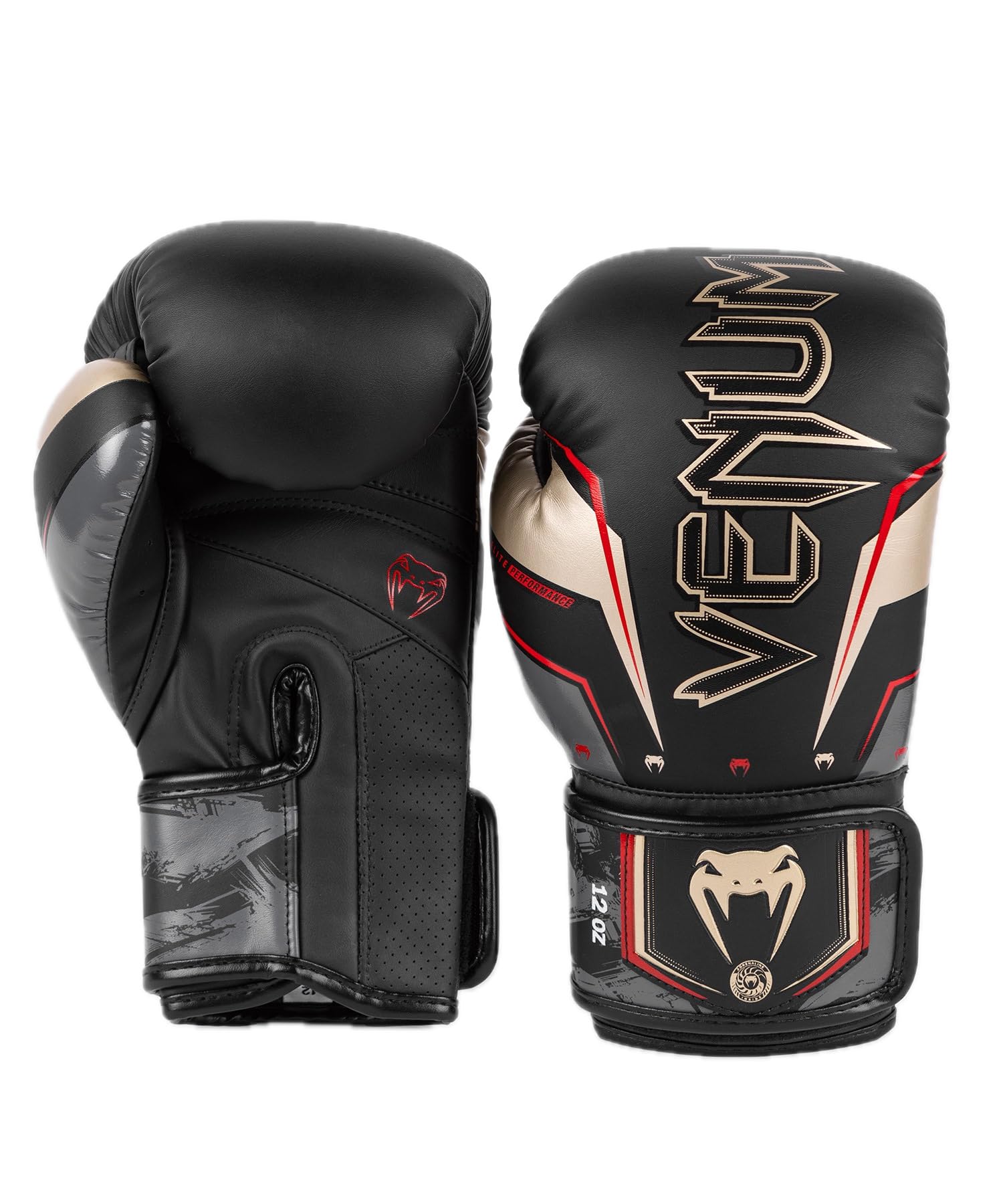 Foto 1 | Guantes De Boxeo Venum Elite Evo Negro/dorado/rojo Para Adultos - Venta Internacional.
