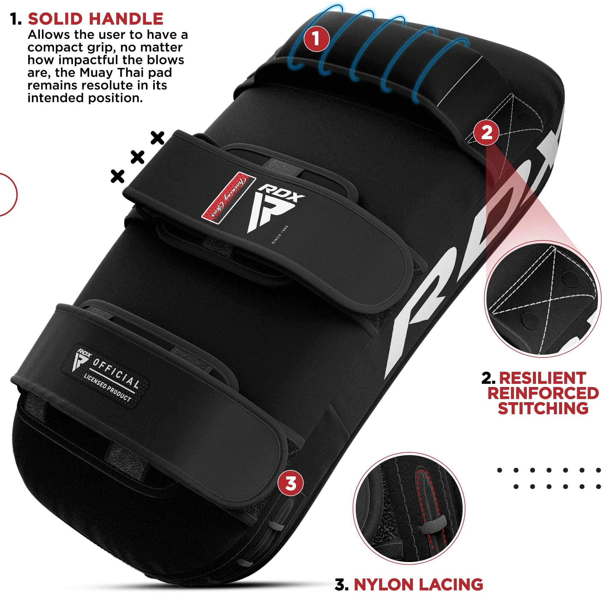 Foto 3 pulgar | Escudo Curvo Para Patear Kickboxing Muay Thai Pad Rdx Training - Venta Internacional.