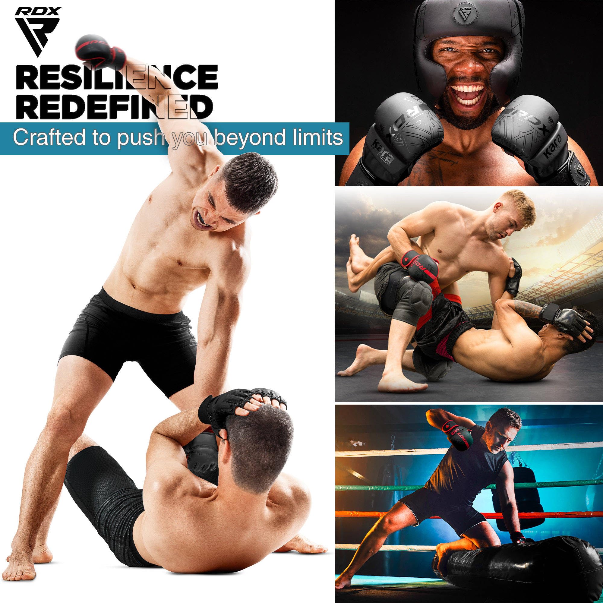 Foto 7 pulgar | Guantes Mma Rdx Sparring Grappling Con Palma Abierta Para Hombre Y Mujer - Venta Internacional.
