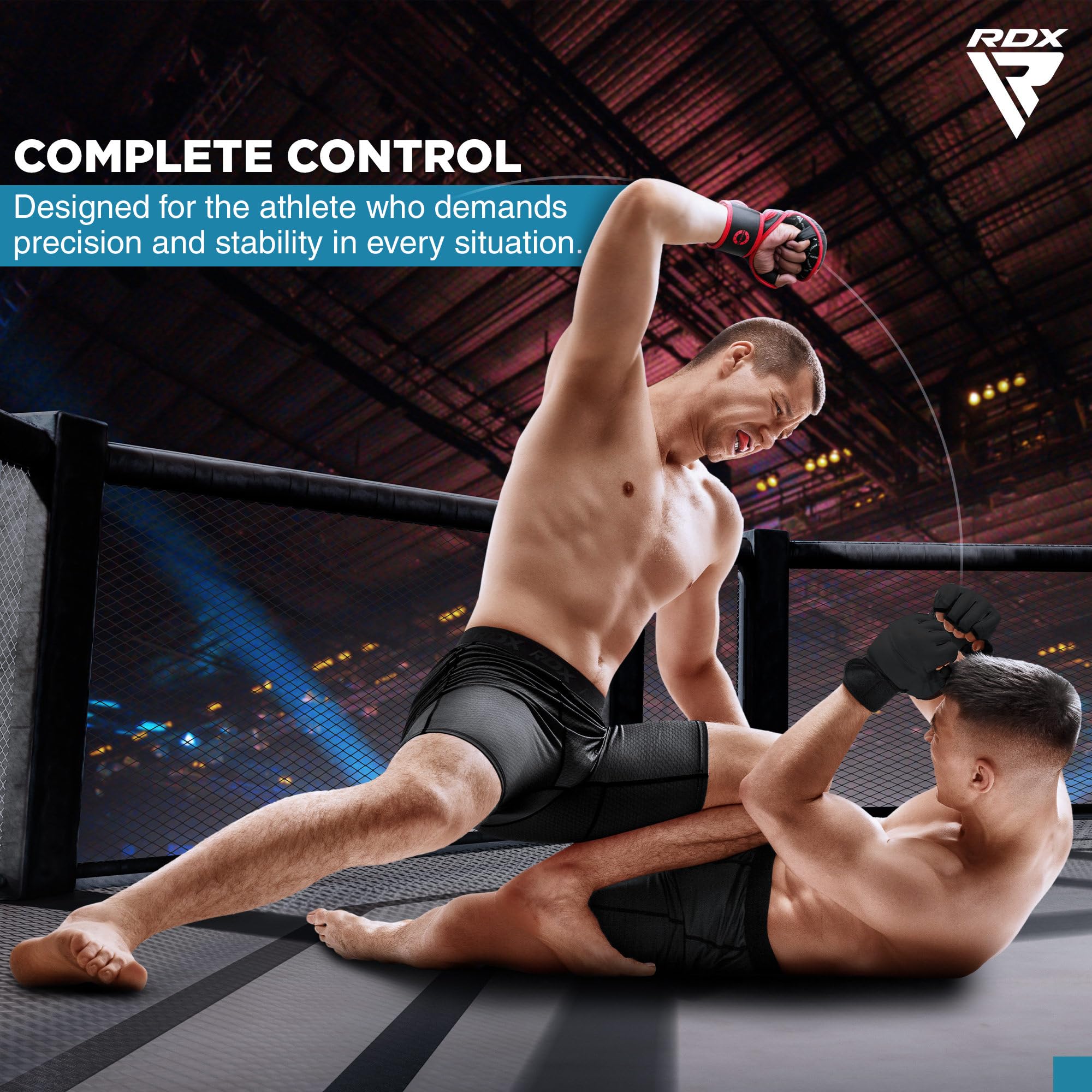 Foto 8 pulgar | Guantes Mma Rdx Sparring Grappling Con Palma Abierta Para Hombre Y Mujer - Venta Internacional.