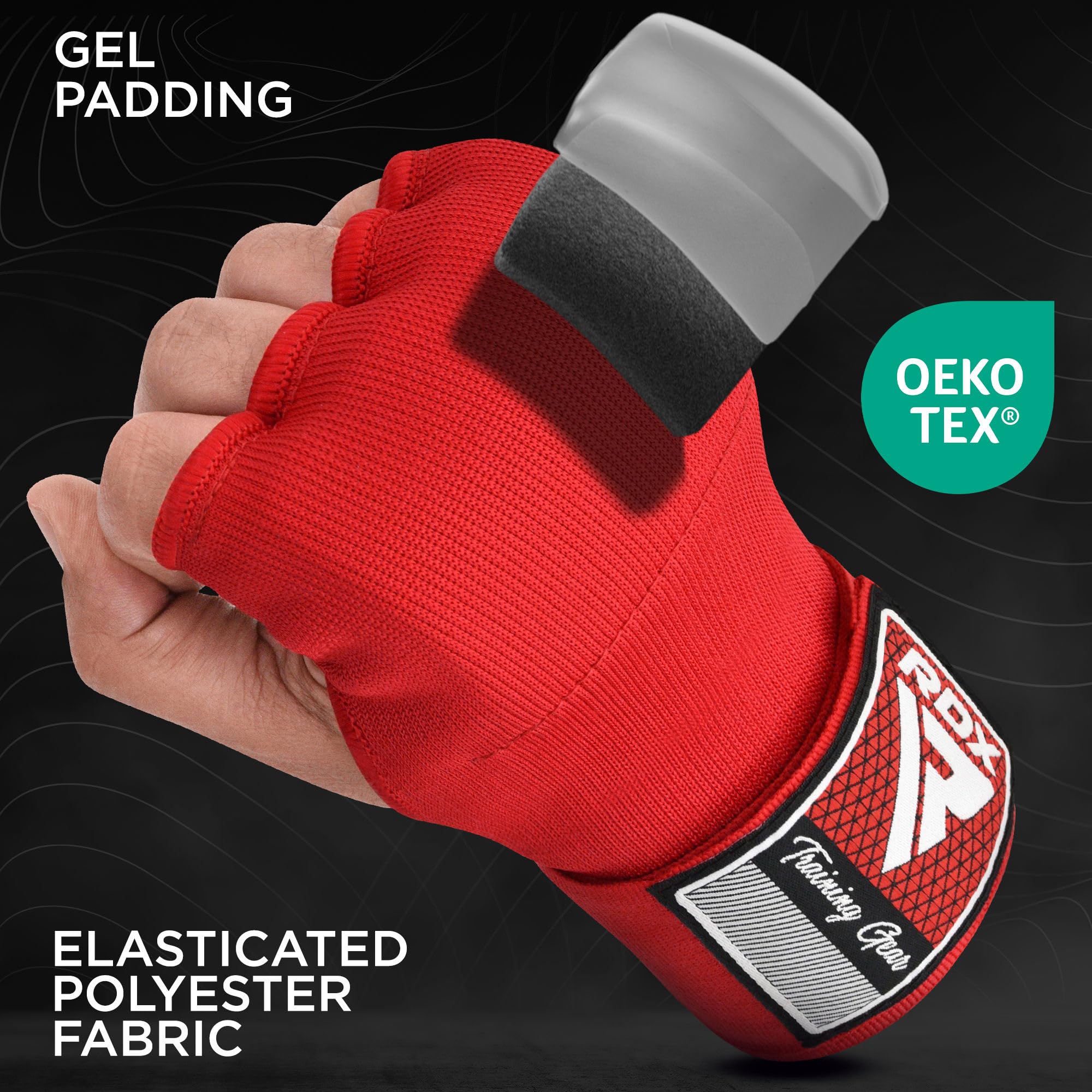 Foto 3 pulgar | Guantes Interiores De Boxeo Rdx Gel Para Hombre Y Mujer, 100 Cm - Venta Internacional.
