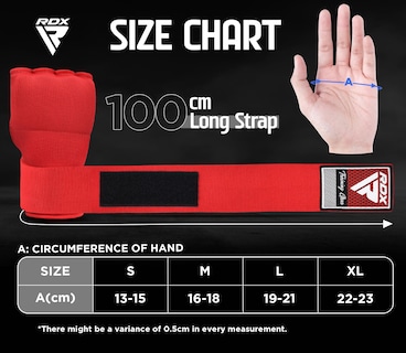 Foto 4 | Guantes Interiores De Boxeo Rdx Gel Para Hombre Y Mujer, 100 Cm - Venta Internacional.