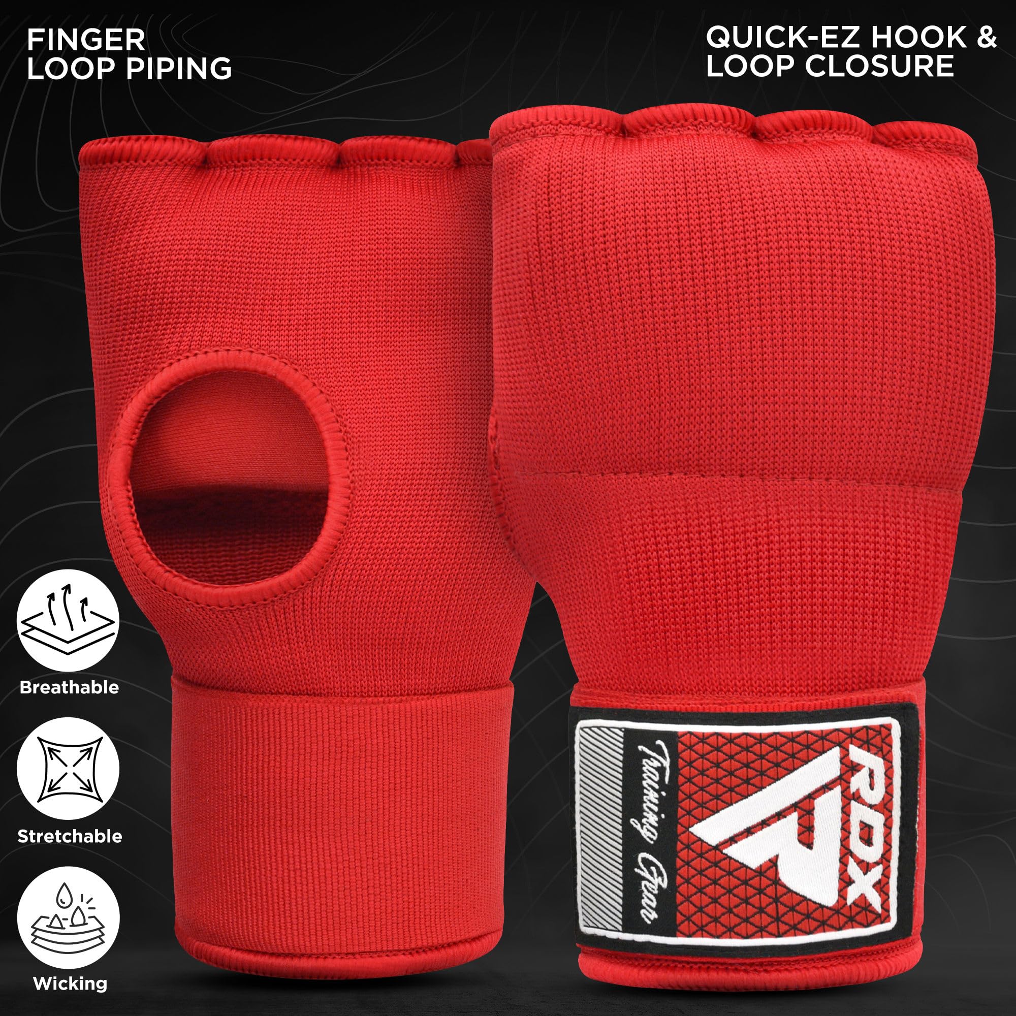 Foto 6 pulgar | Guantes Interiores De Boxeo Rdx Gel Para Hombre Y Mujer, 100 Cm - Venta Internacional.