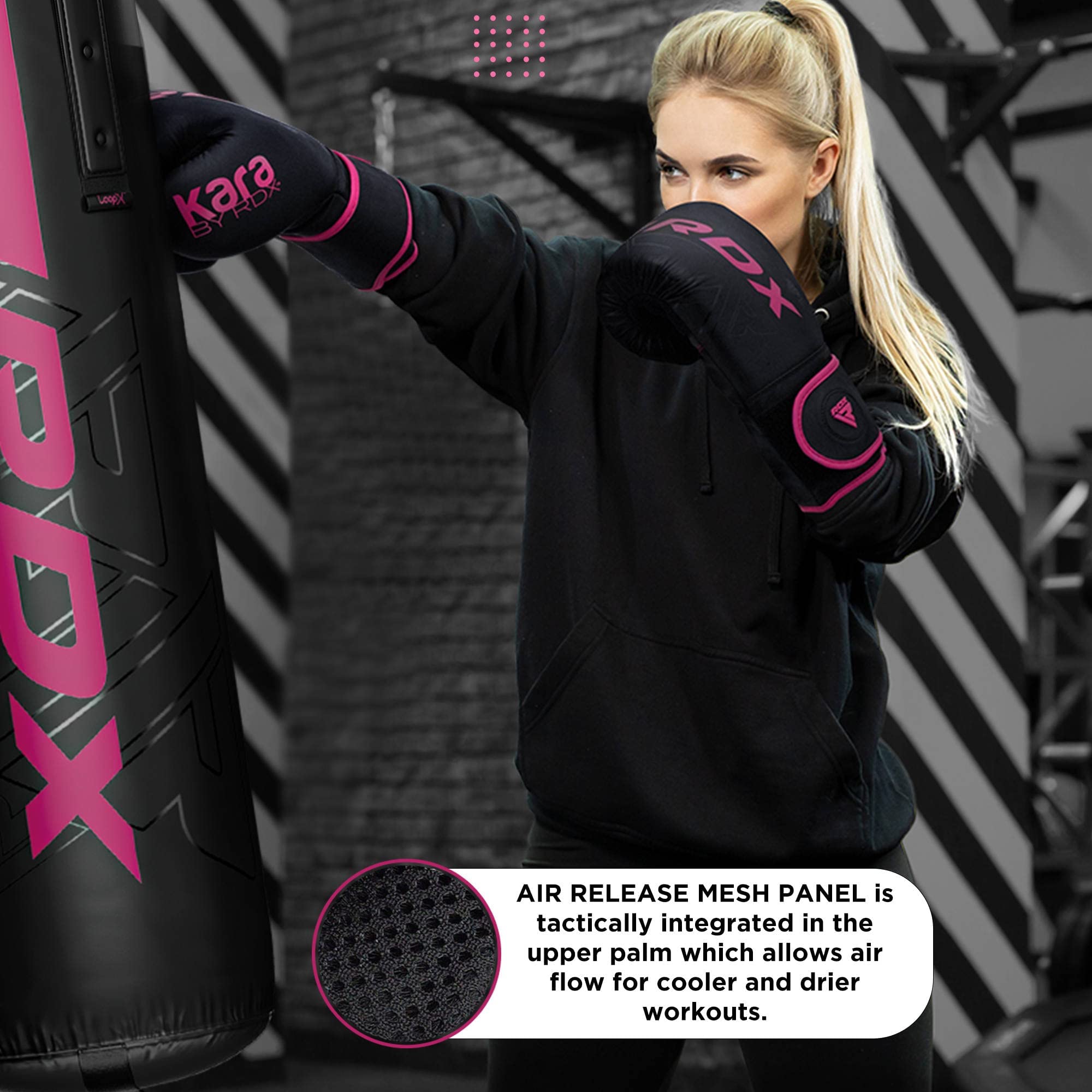 Foto 5 pulgar | Guantes de Box RDX Kara Series Maya Hide para Adultos - Venta Internacional