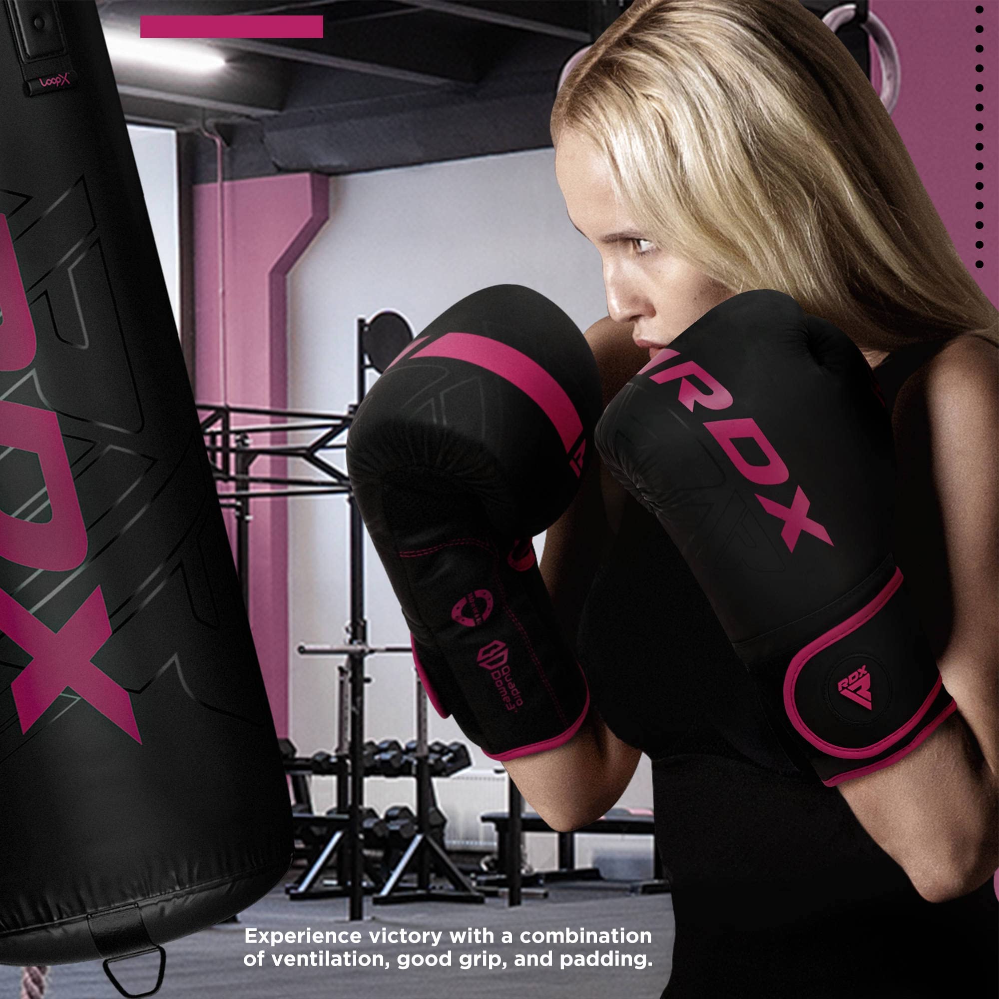 Foto 6 pulgar | Guantes de Box RDX Kara Series Maya Hide para Adultos - Venta Internacional