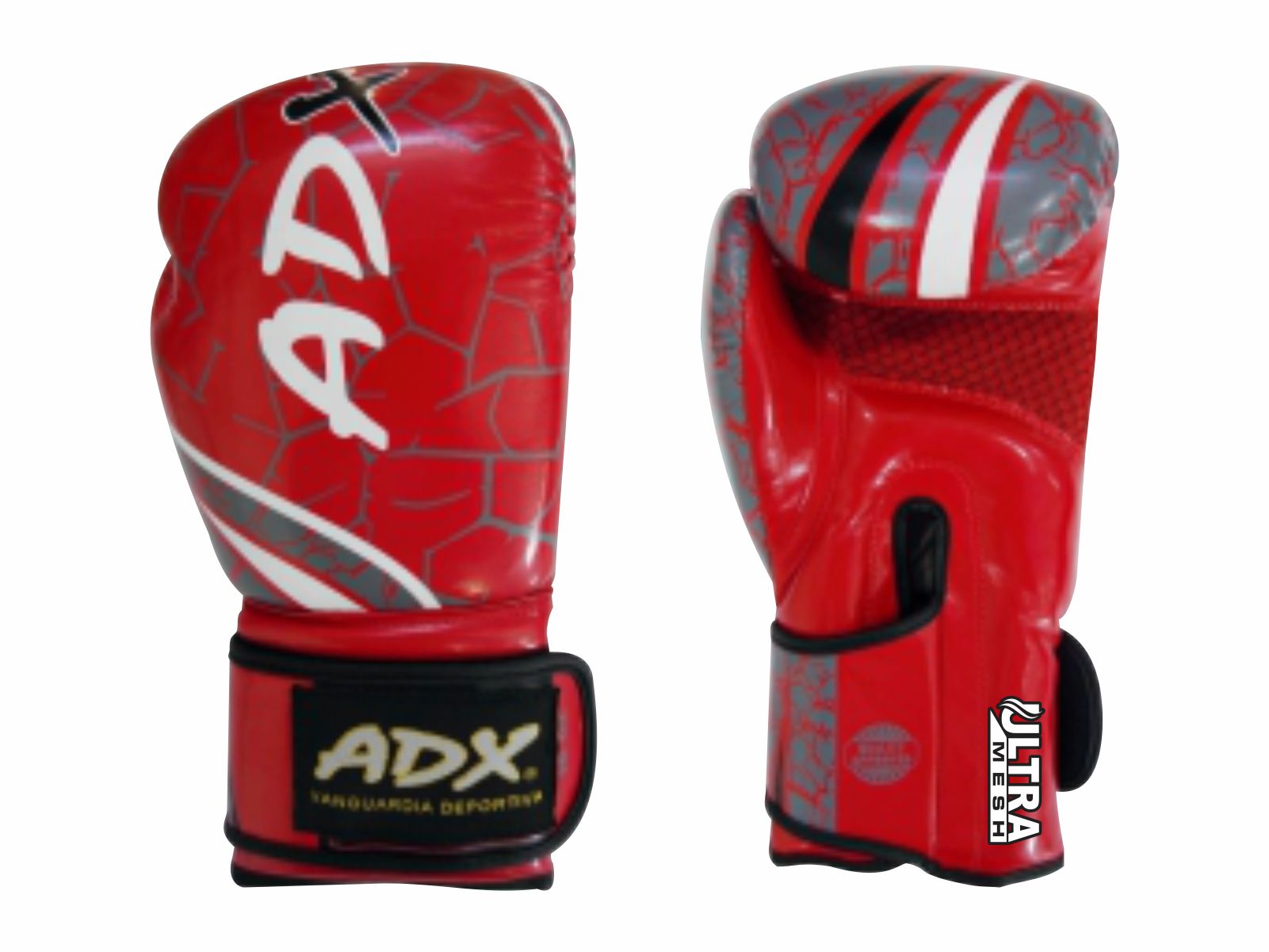 Kit De  Guantes De Box Tribal2 Rojo 8 Oz