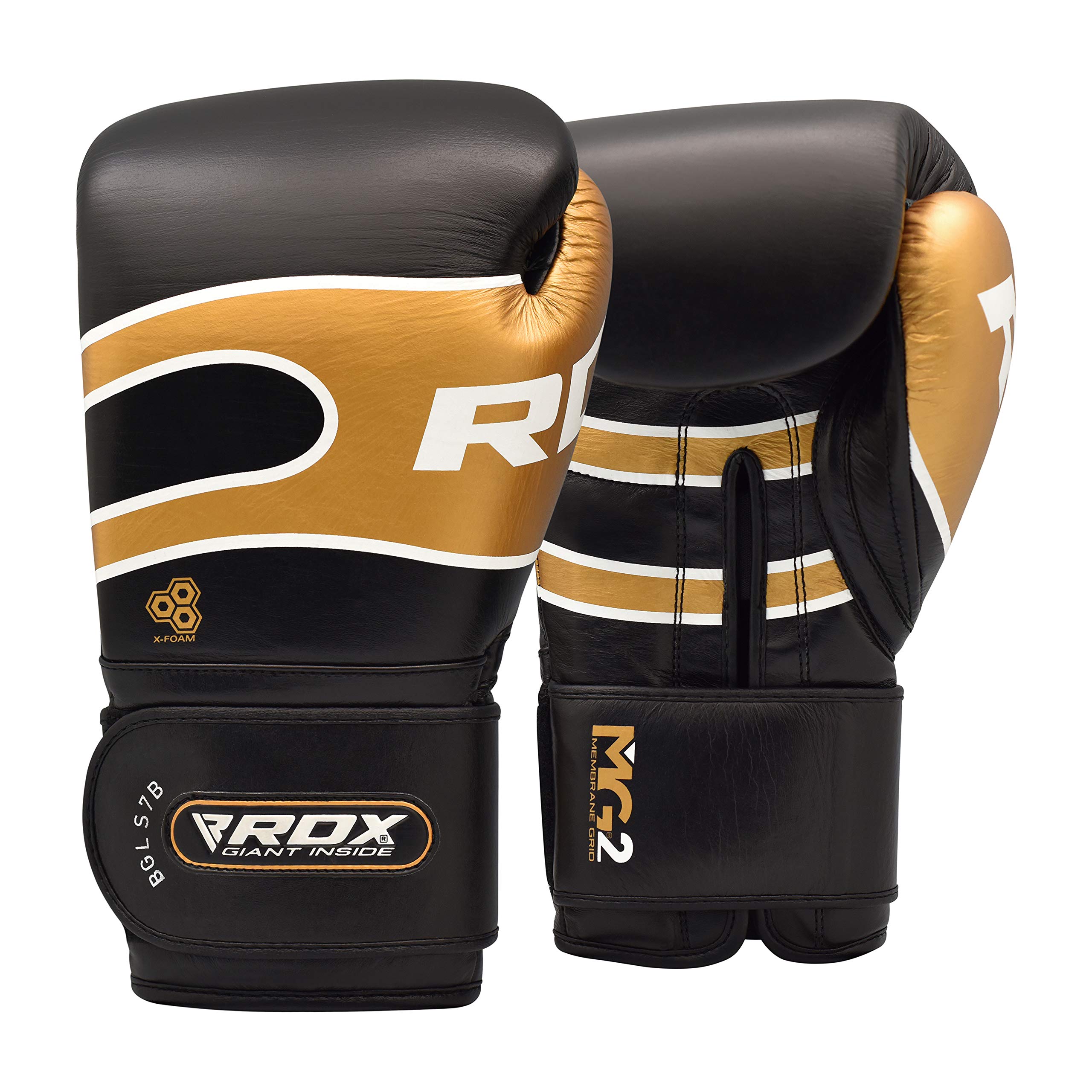 Guantes De Boxeo Rdx Boxing Pro S7 Negros 14 Oz Unisex - Venta Internacional.
