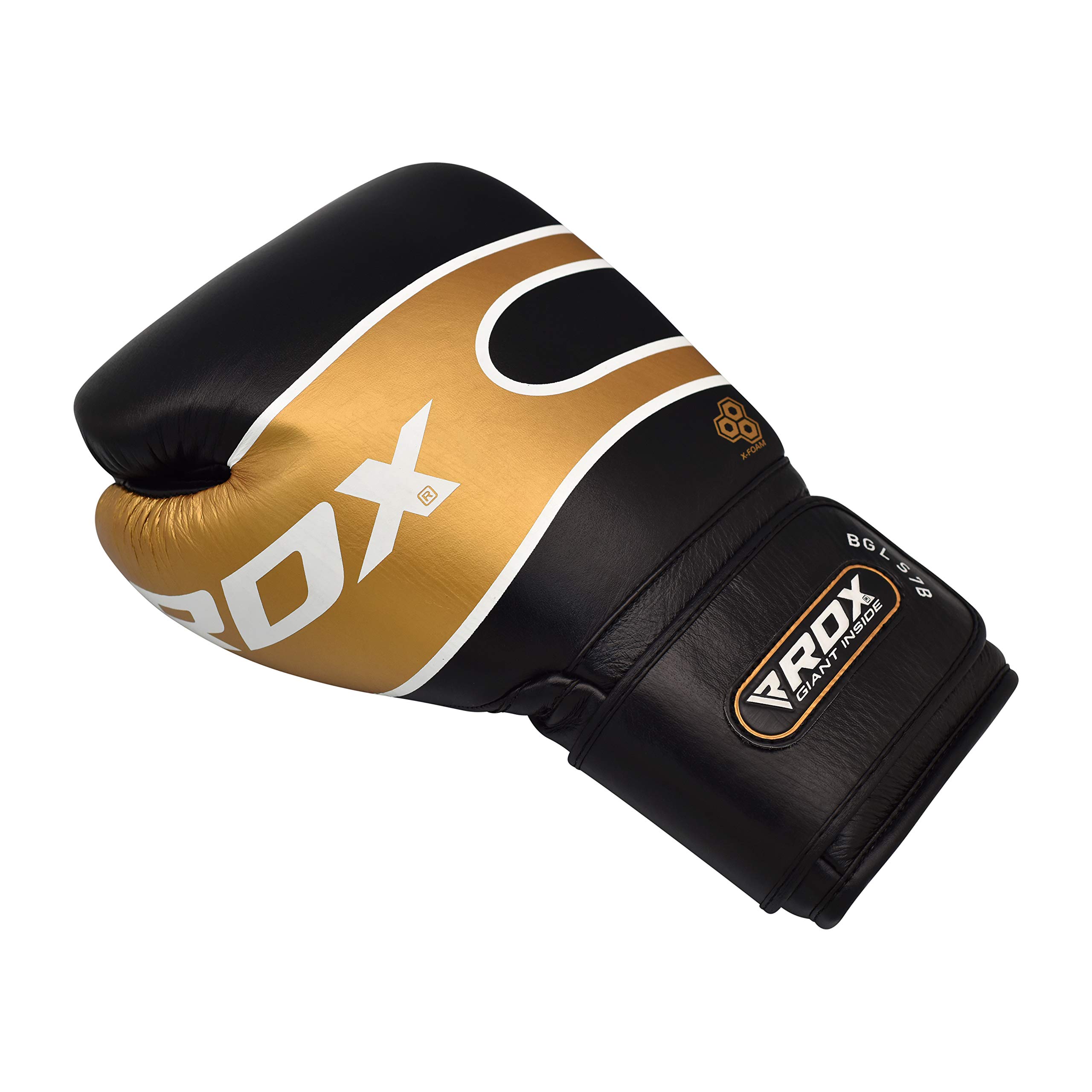 Foto 4 pulgar | Guantes De Boxeo Rdx Boxing Pro S7 Negros 14 Oz Unisex - Venta Internacional.
