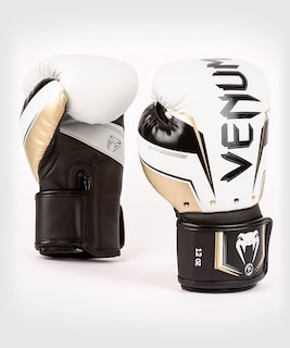 Foto 2 | Guantes De Boxeo Venum Elite Evo Blanco/dorado Para Bolsa Y Combate - Venta Internacional.