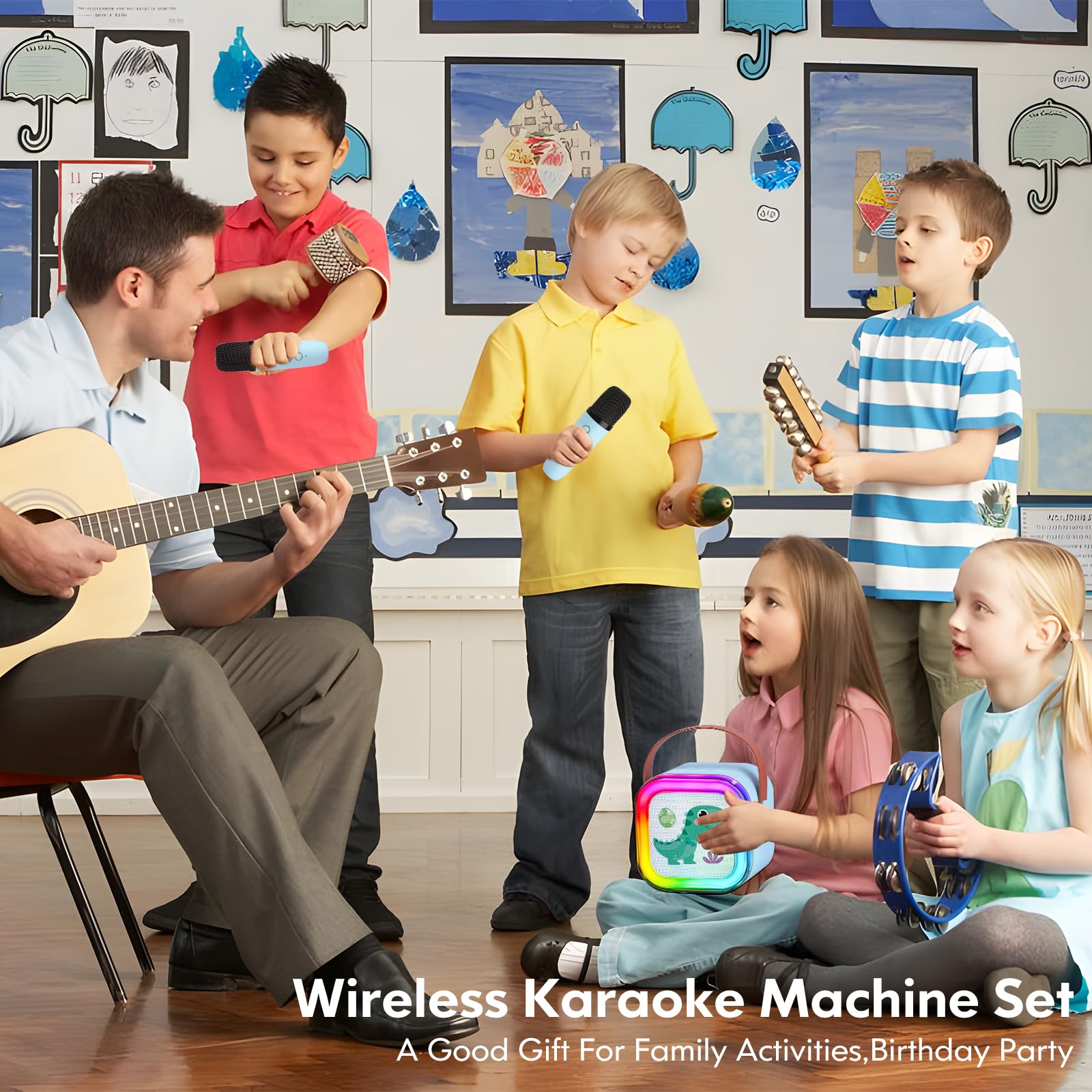 Foto 6 pulgar | Máquina De Karaoke Unih Mini Altavoz Bluetooth Portátil Para Niños - Venta Internacional.