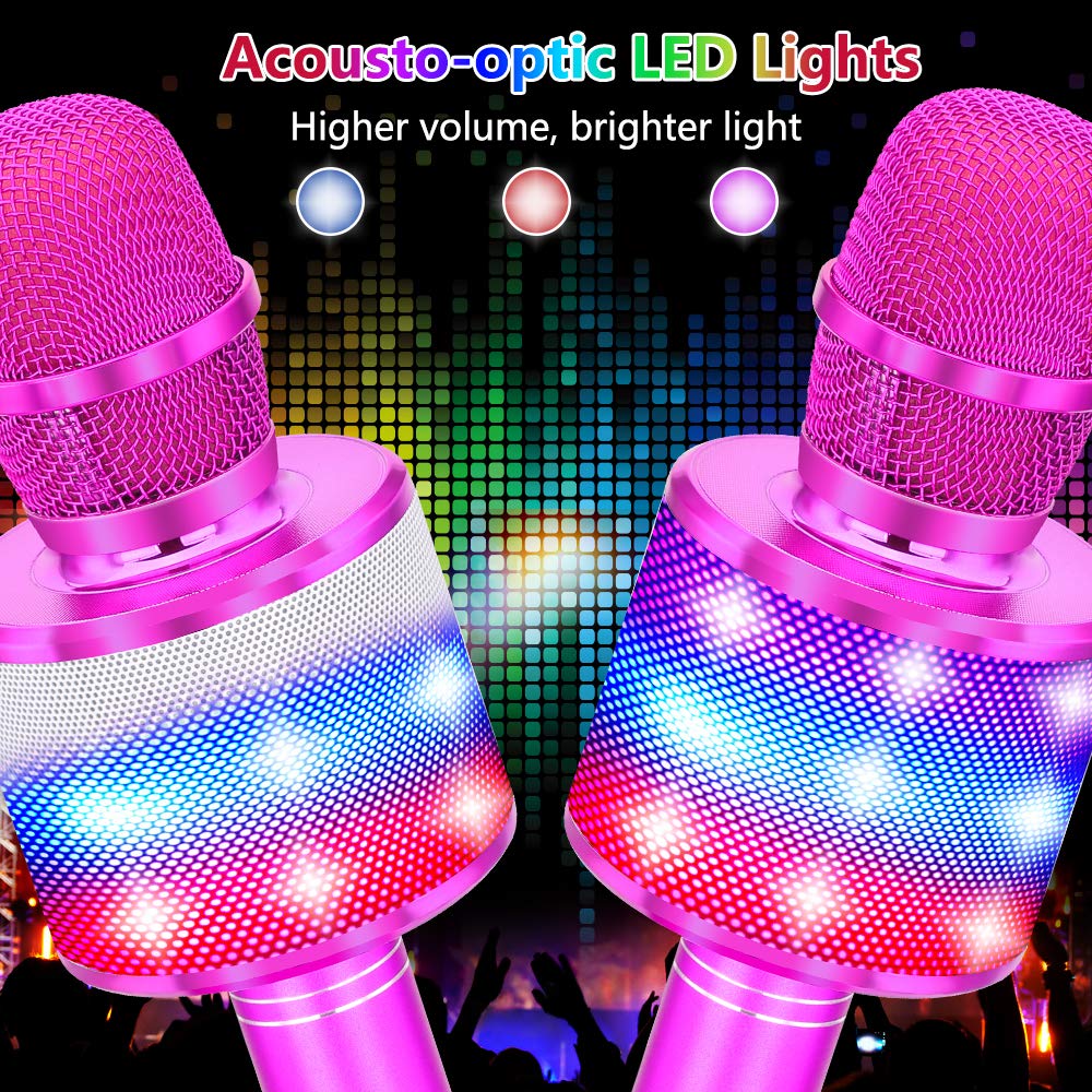 Foto 3 pulgar | Micrófono De Karaoke Amazmic Kids Bluetooth Inalámbrico Morado - Venta Internacional.