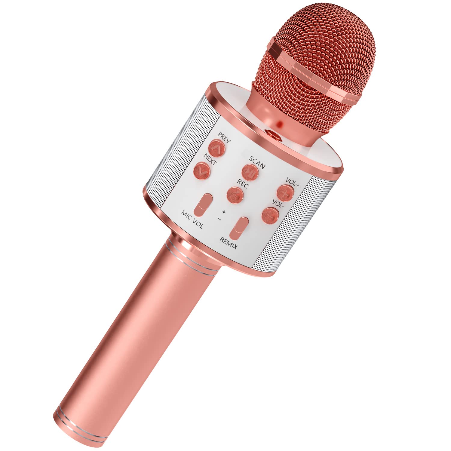 Foto 2 pulgar | Micrófono De Karaoke Giftmic Para Niños, Inalámbrico, Bluetooth, Oro Rosa - Venta Internacional.