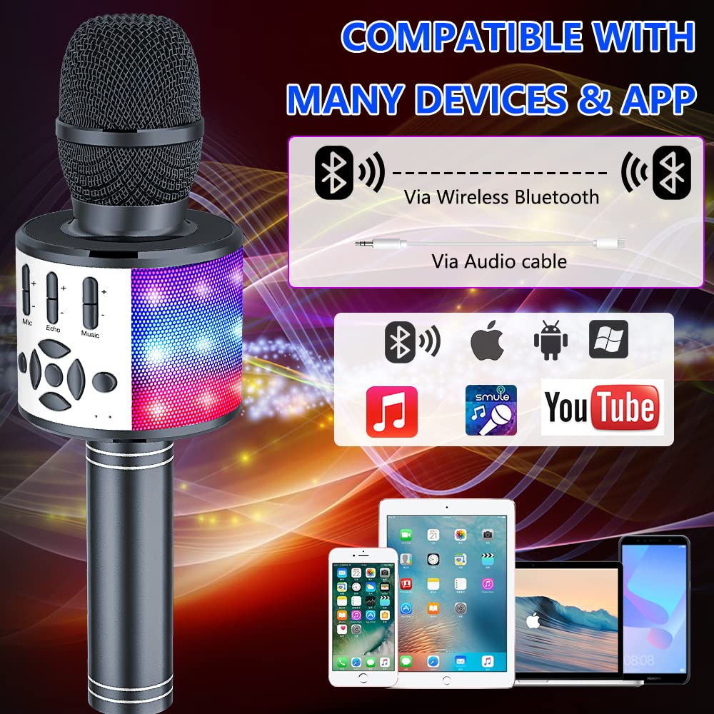Foto 6 pulgar | Micrófono Karaoke Amazmic Kids Bluetooth Portátil Gris - Venta Internacional.