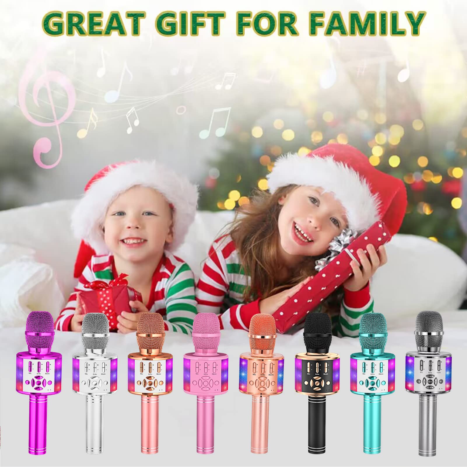 Foto 8 pulgar | Micrófono Karaoke Amazmic Kids Bluetooth Portátil Gris - Venta Internacional.