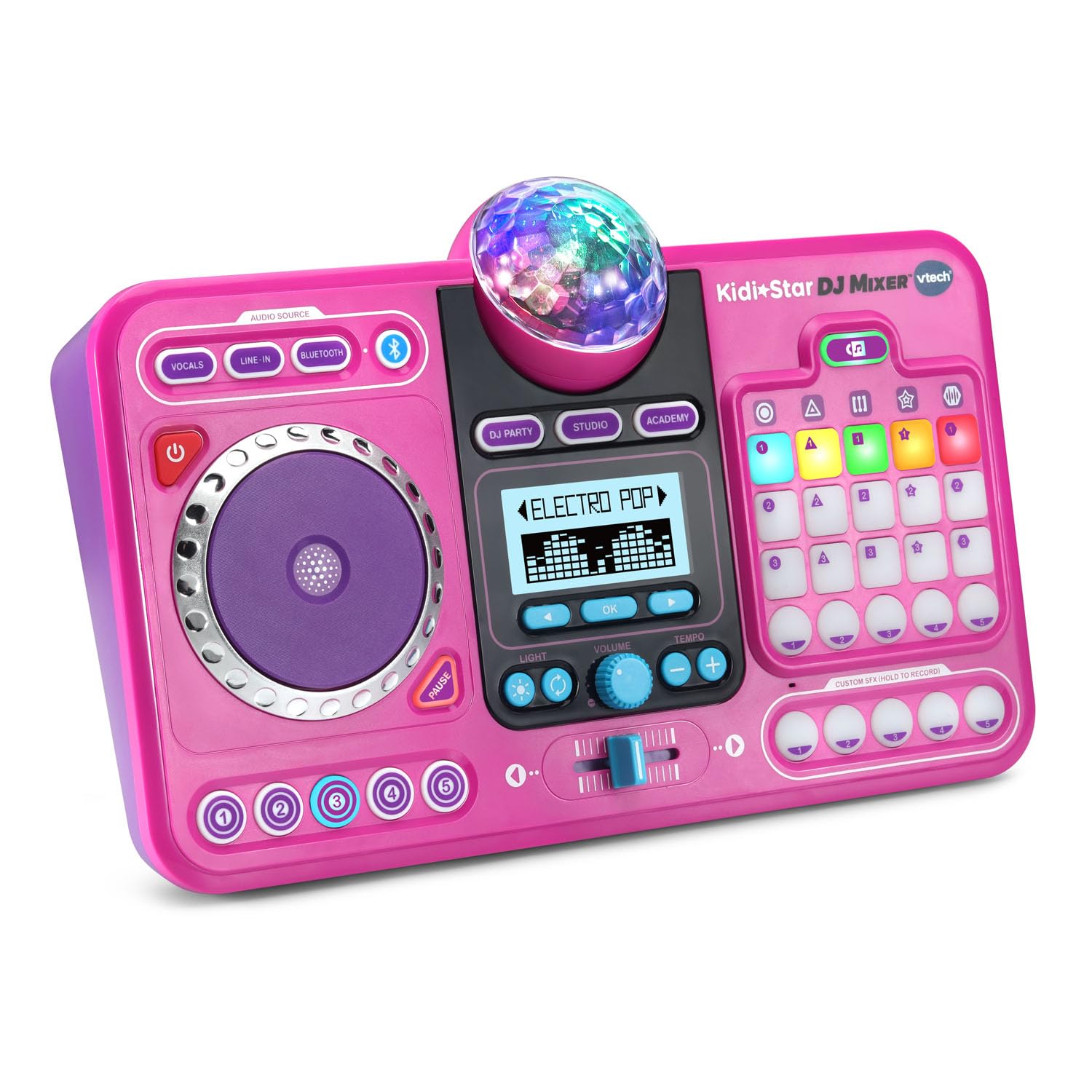 Foto 2 pulgar | Mezclador De Dj Toy Vtech Kidistar Rosa Con Bluetooth Para Más De 5 Años - Venta Internacional.