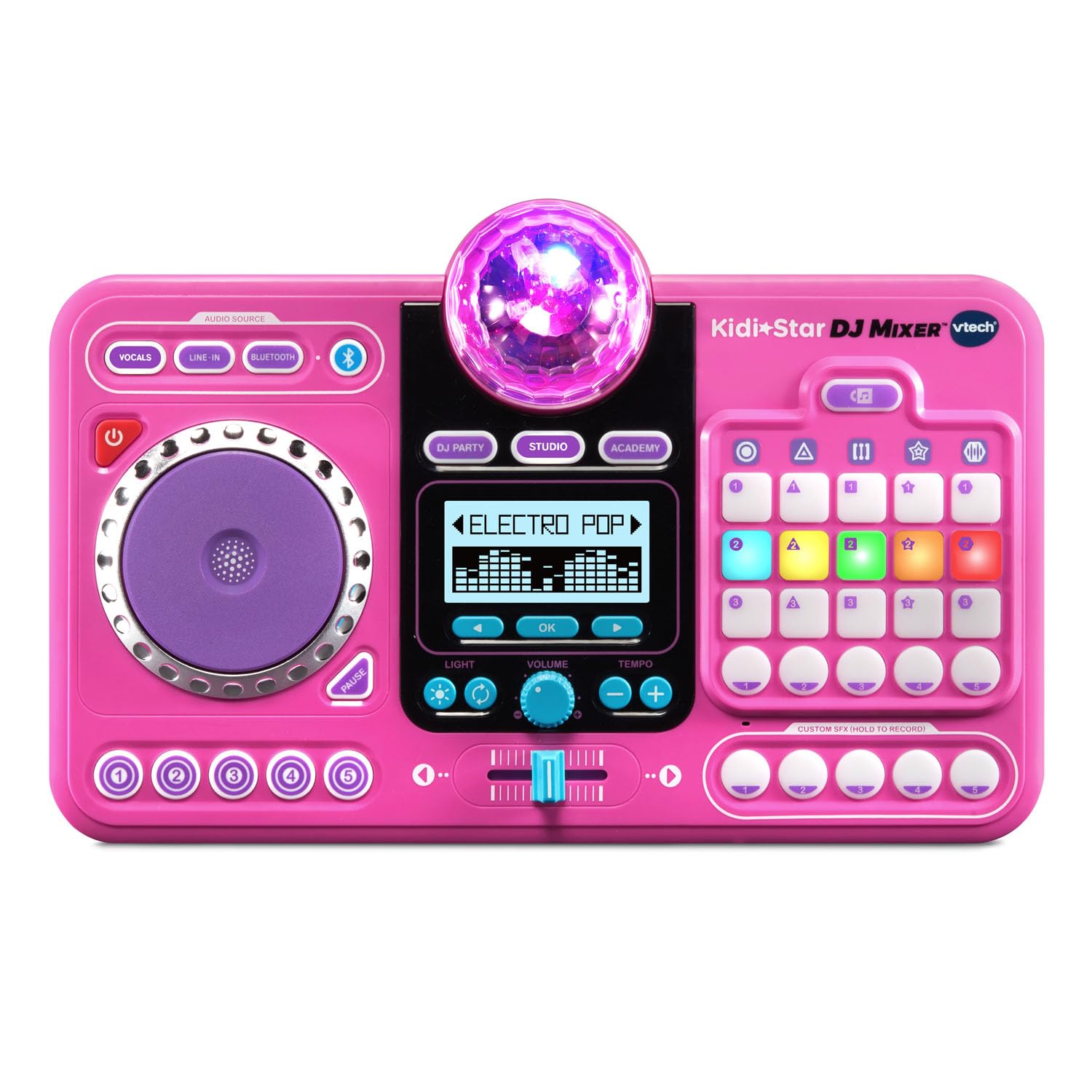 Foto 3 pulgar | Mezclador De Dj Toy Vtech Kidistar Rosa Con Bluetooth Para Más De 5 Años - Venta Internacional.